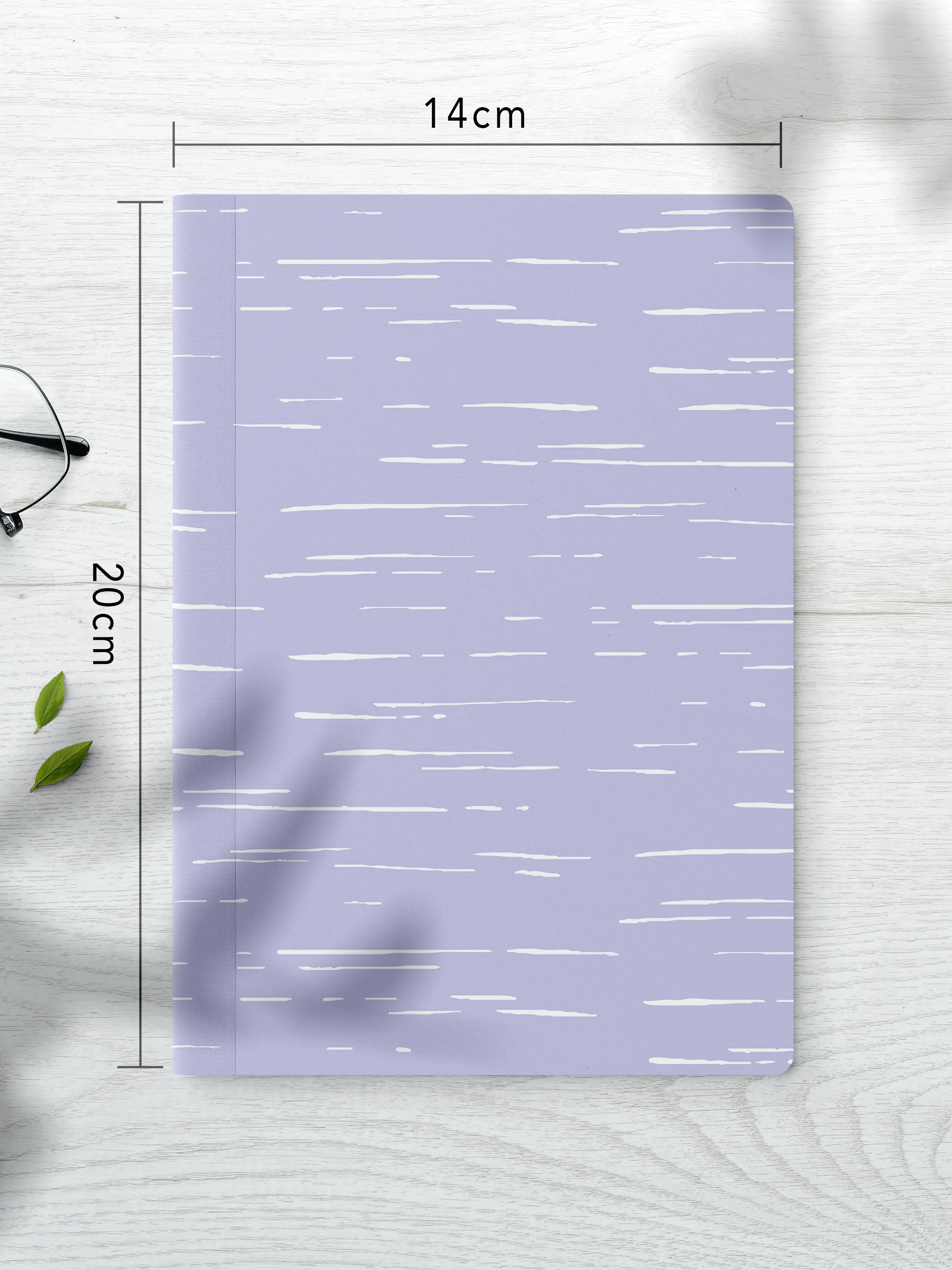 Çizgisiz Defter Seti, 2 Adet Geometrik Desenli Notebook, Not Defteri, Anı Defteri, 64 Sayfa Orta Boy