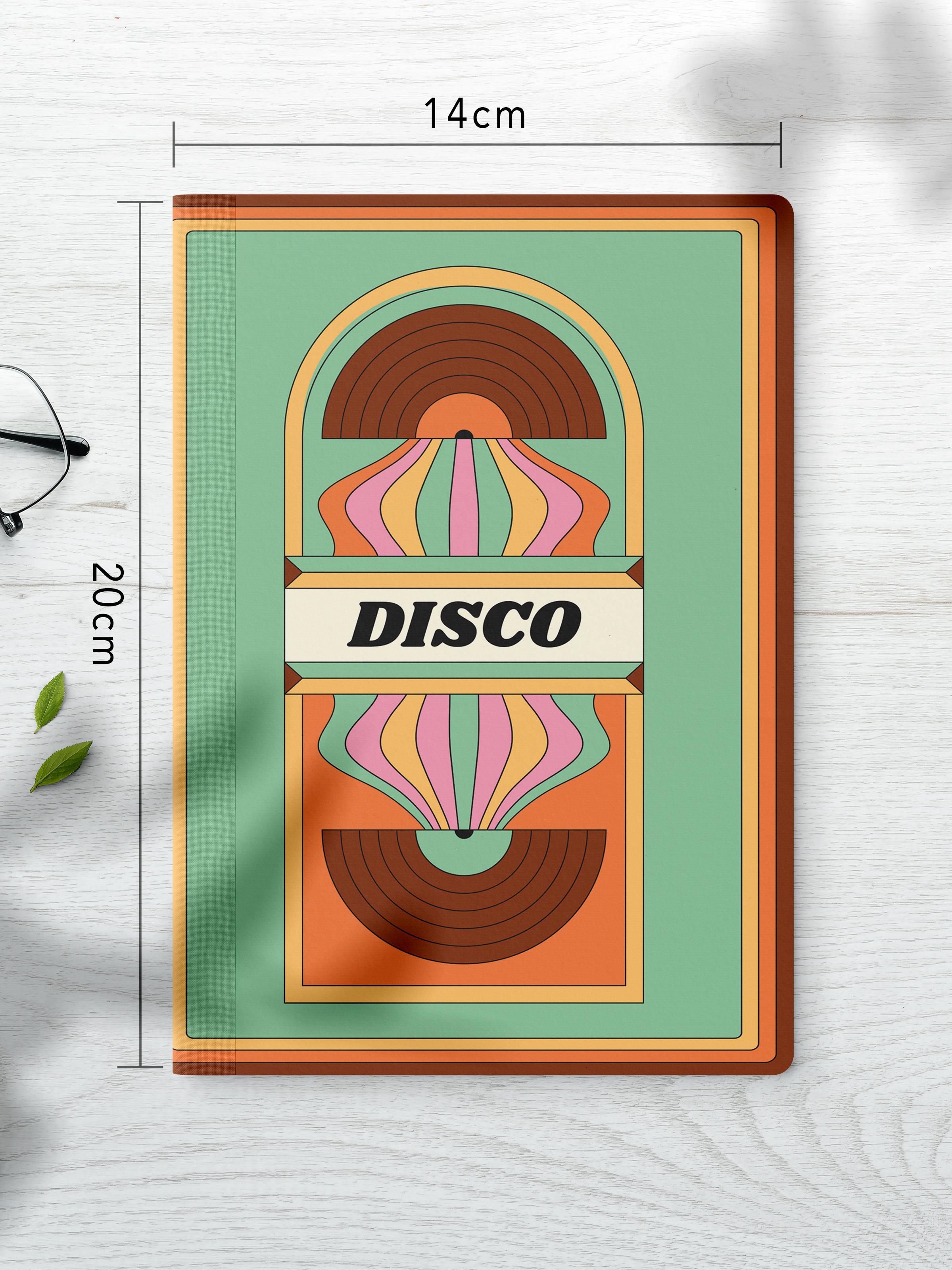 Çizgisiz Defter Seti, 2 Adet Vintage Desenli Notebook, Not Defteri, Anı Defteri, 64 Sayfa Orta Boy