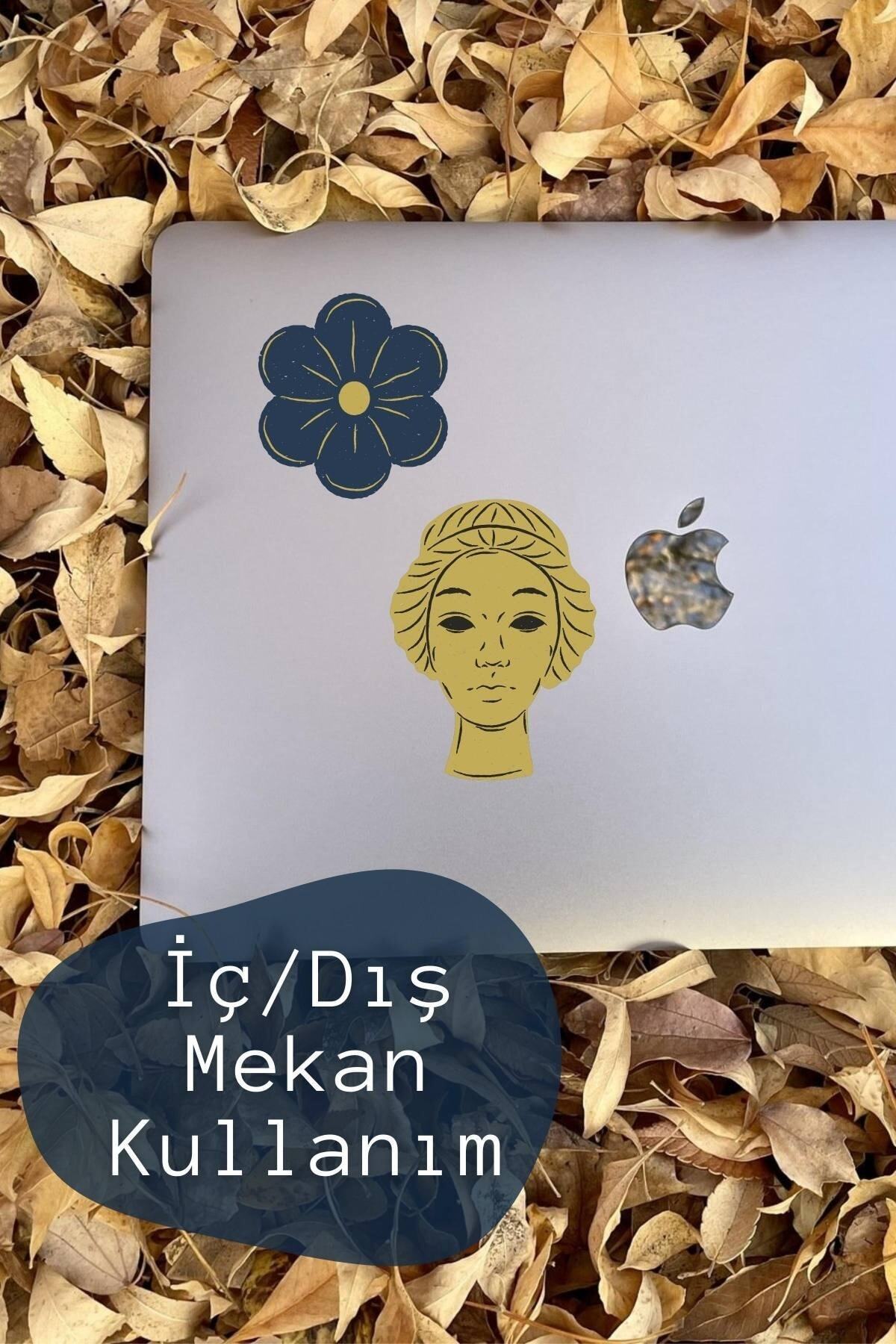 Çizim Temalı Sticker Seti - 12 Adet Etiket Seti- Telefon, Tablet, Defter Laptop Uyumlu Etiket