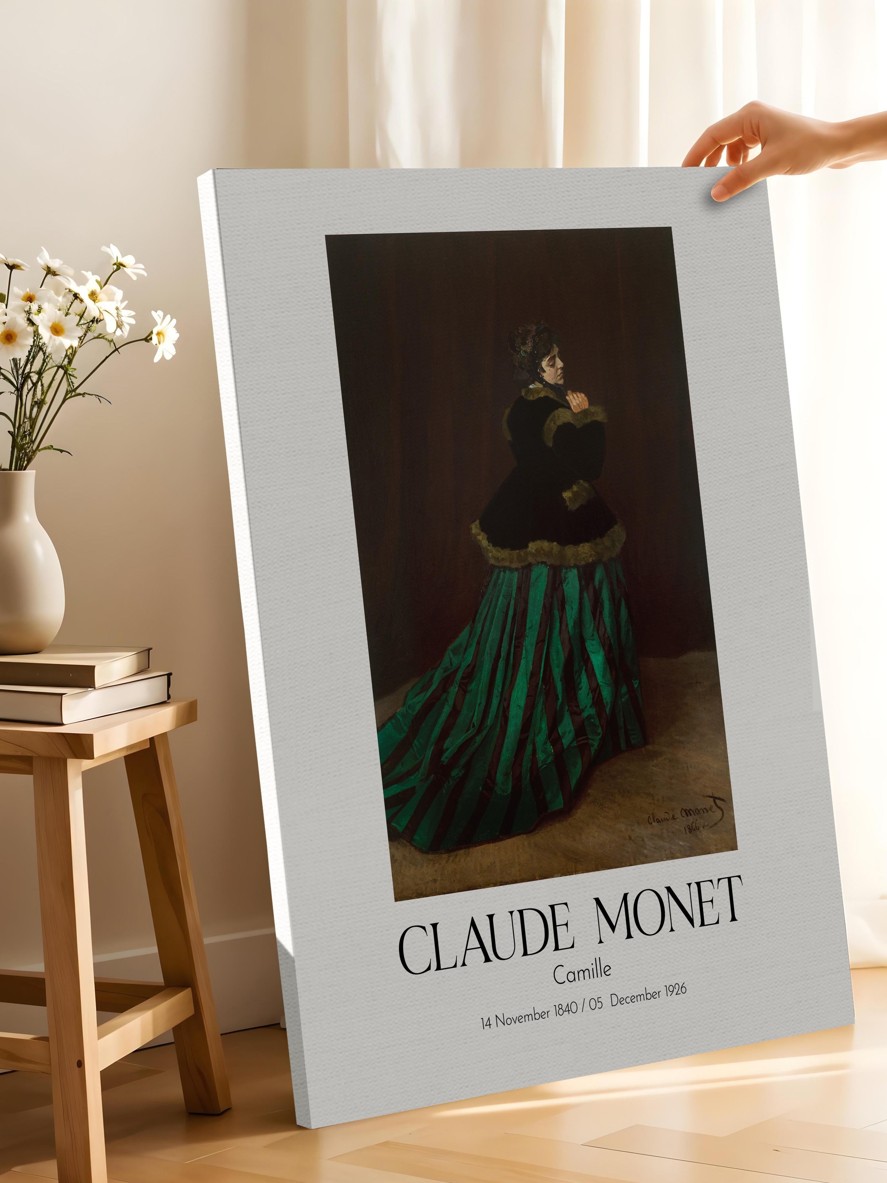 Claude Monet - Camille, Kanvas Tablo, Sanat Serisi NO:110306