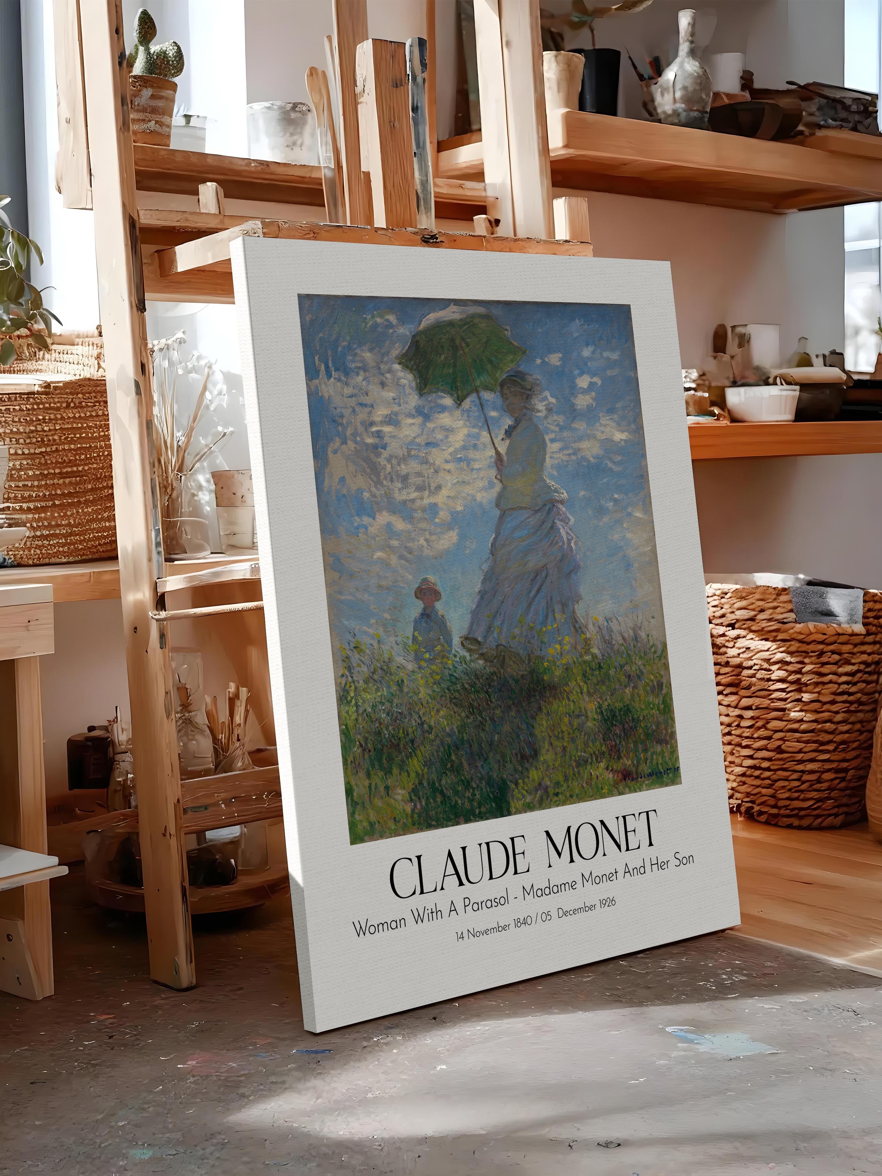 Claude Monet, Kanvas Tablo, Sanat Serisi NO:110297