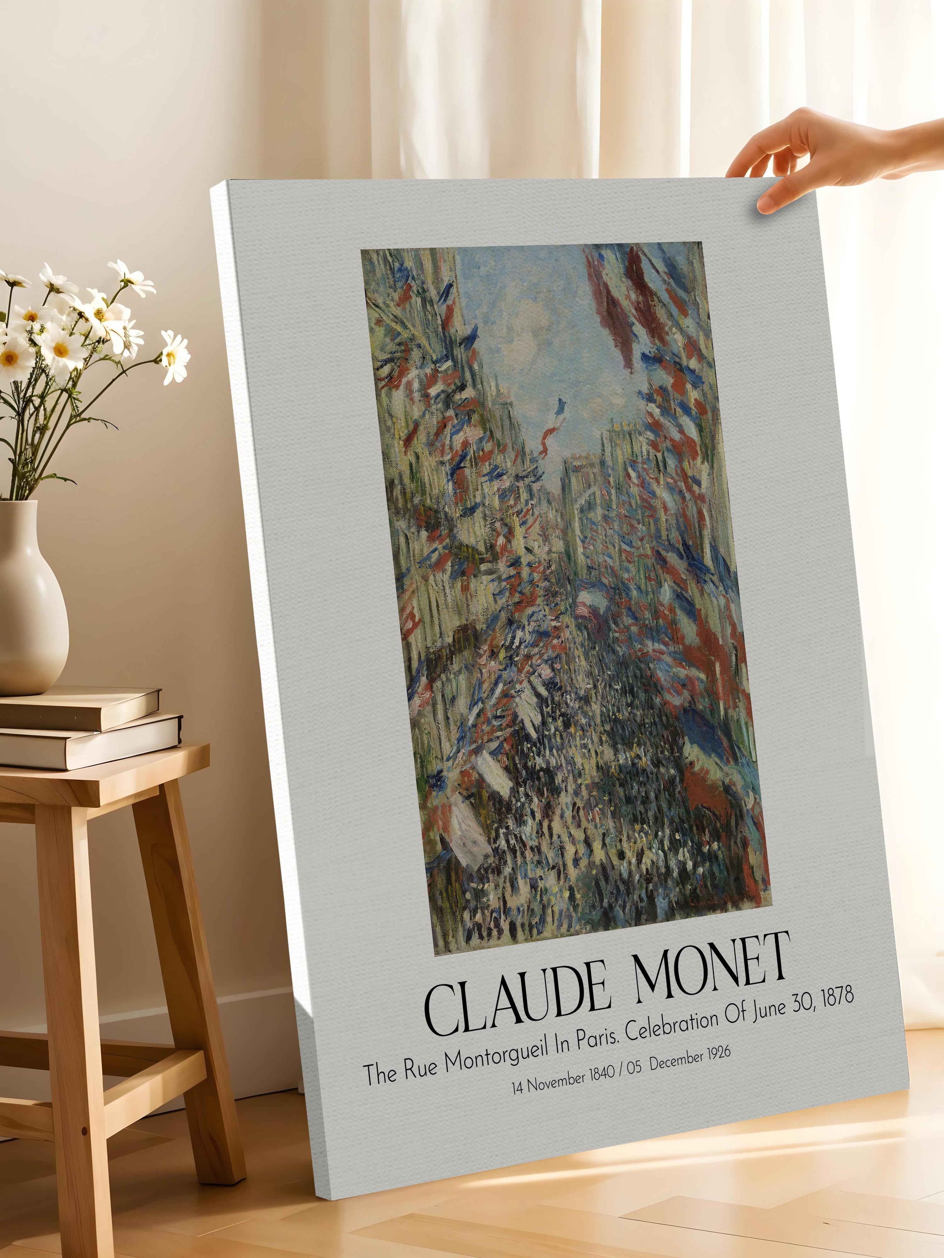 Claude Monet, Kanvas Tablo, Sanat Serisi NO:110304