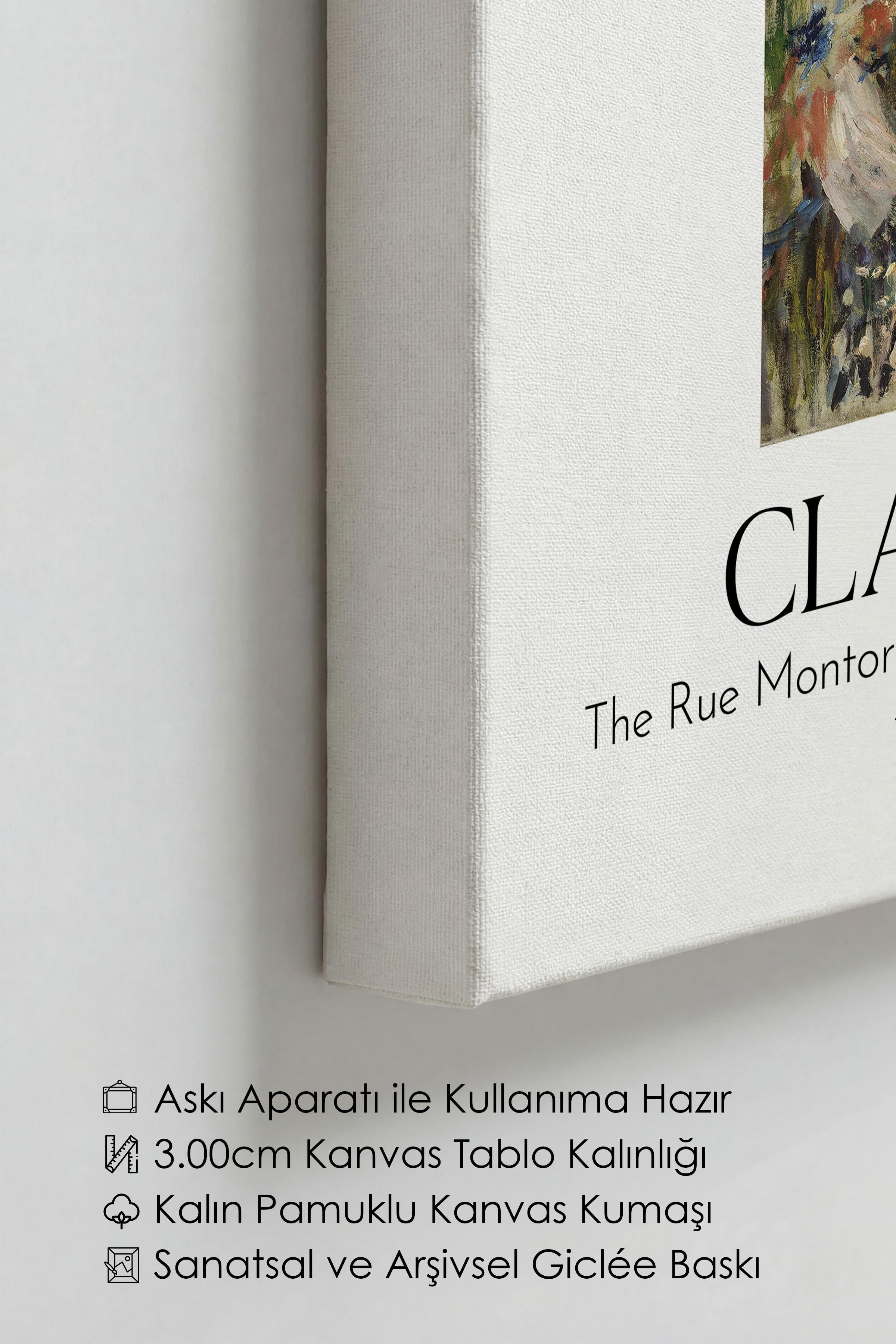 Claude Monet, Kanvas Tablo, Sanat Serisi NO:110304