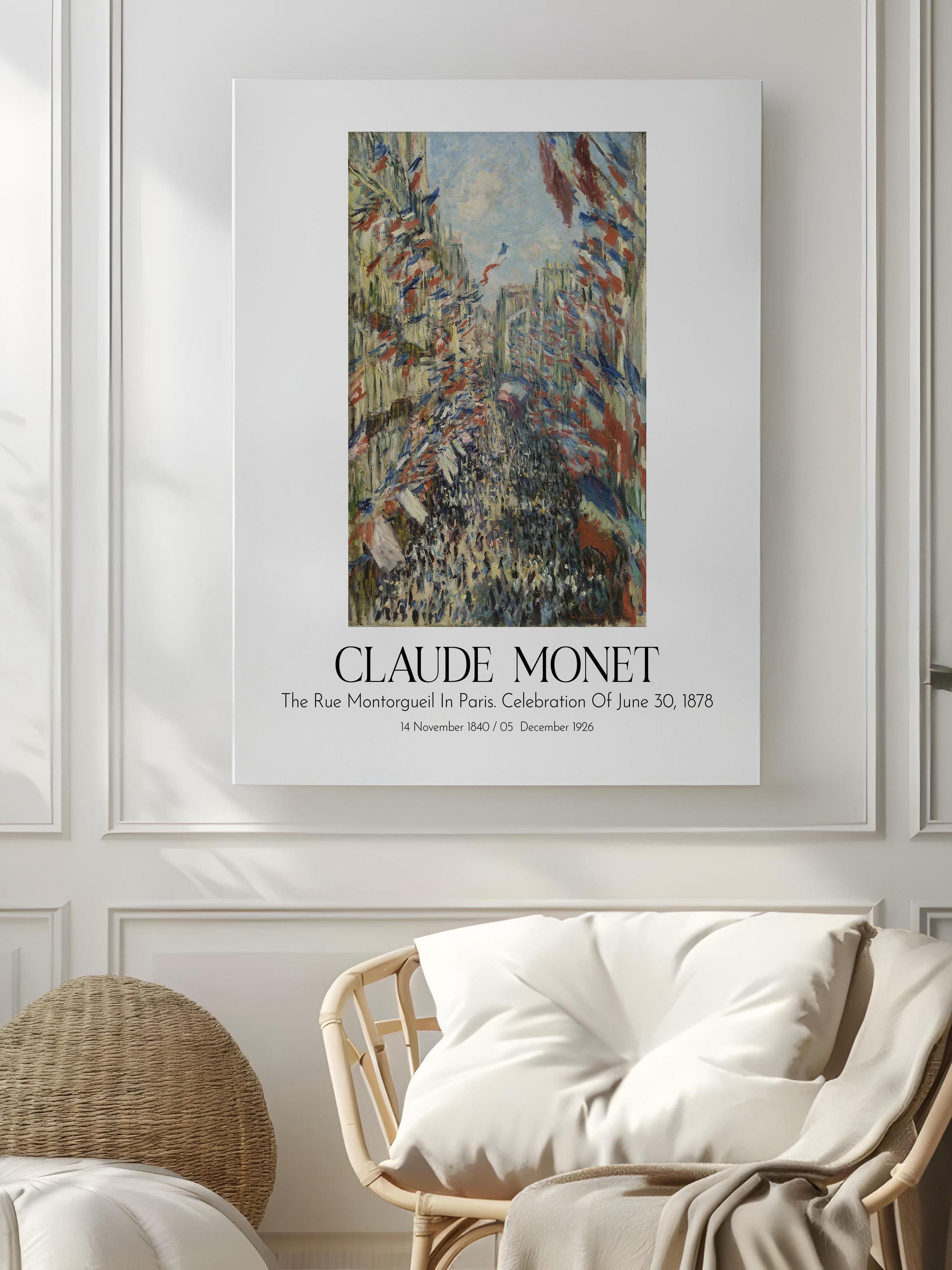 Claude Monet, Kanvas Tablo, Sanat Serisi NO:110304