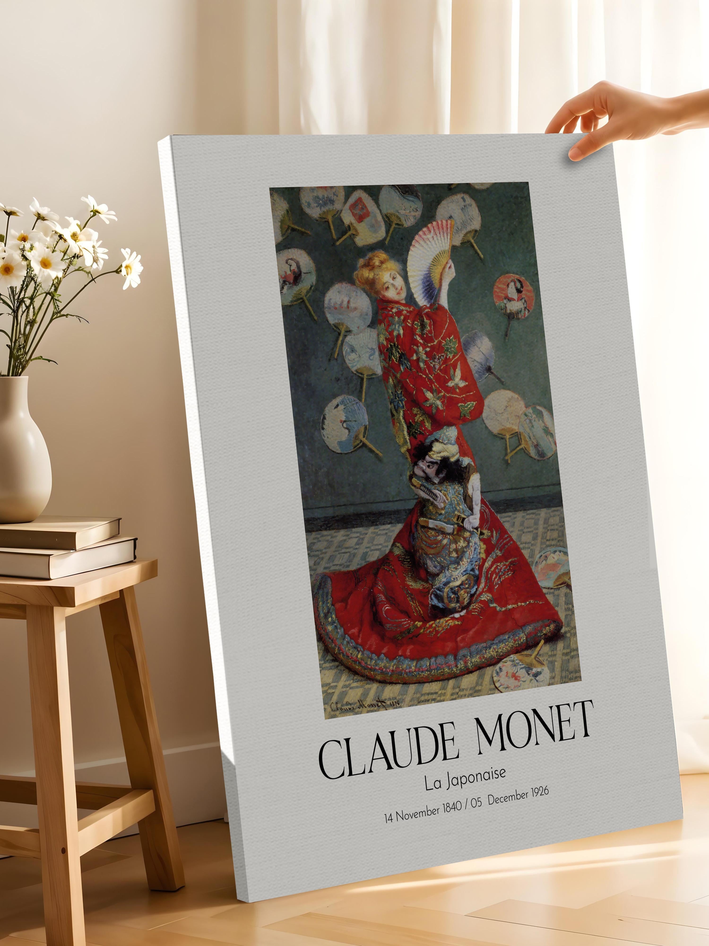 Claude Monet - La Japonaise, Kanvas Tablo, Sanat Serisi NO:110311