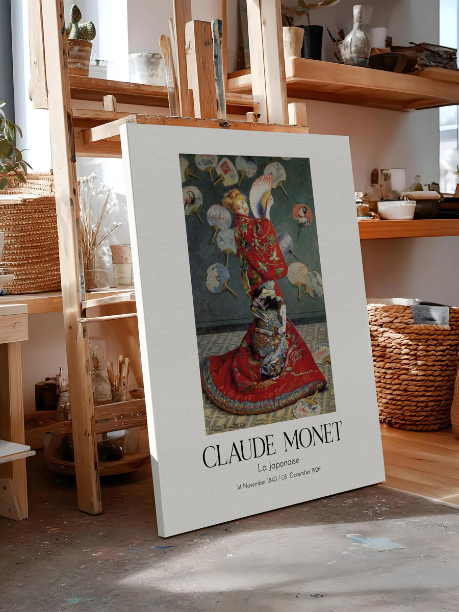 Claude Monet - La Japonaise, Kanvas Tablo, Sanat Serisi NO:110311