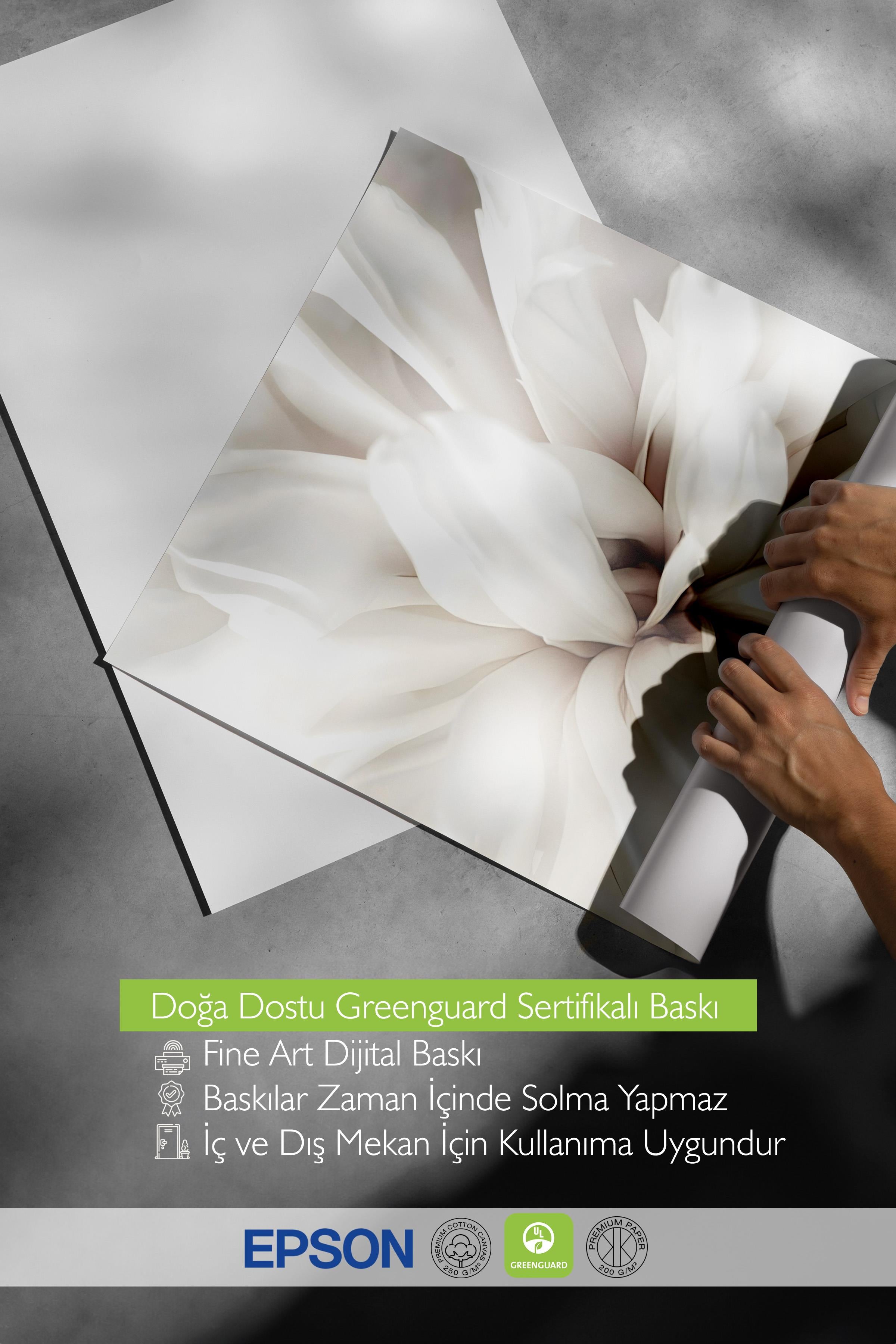 Close Up Blossom Poster, Çerçevesiz Duvar Posteri, Dikey Duvar Tablosu Comfort Serisi NO:108417