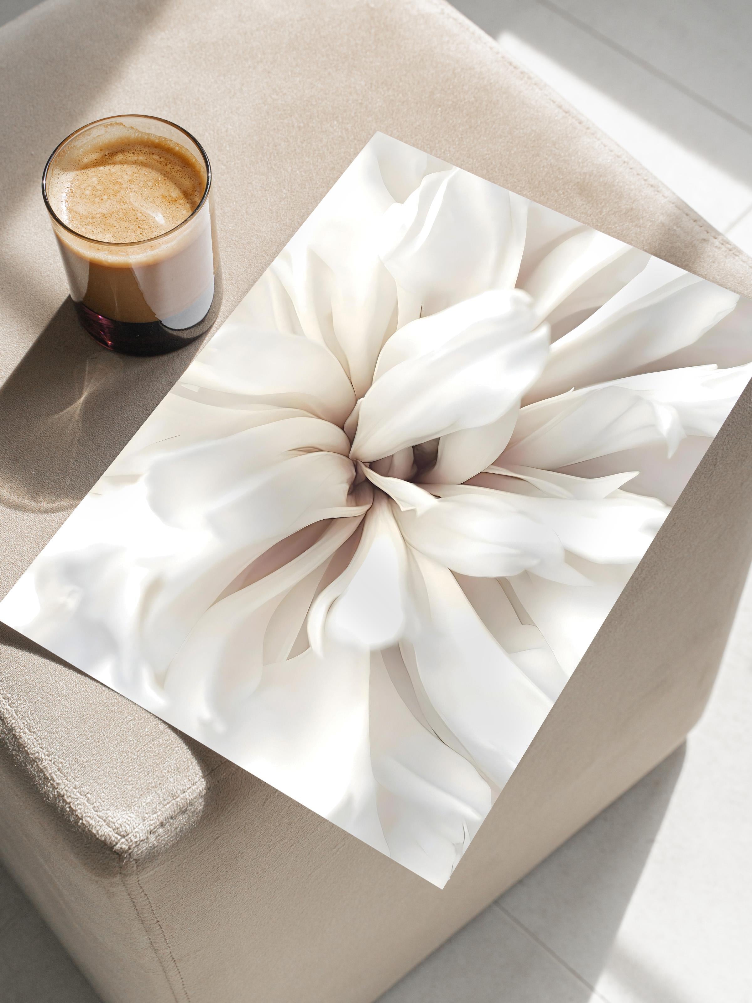 Close Up Blossom Poster, Çerçevesiz Duvar Posteri, Dikey Duvar Tablosu Comfort Serisi NO:108417