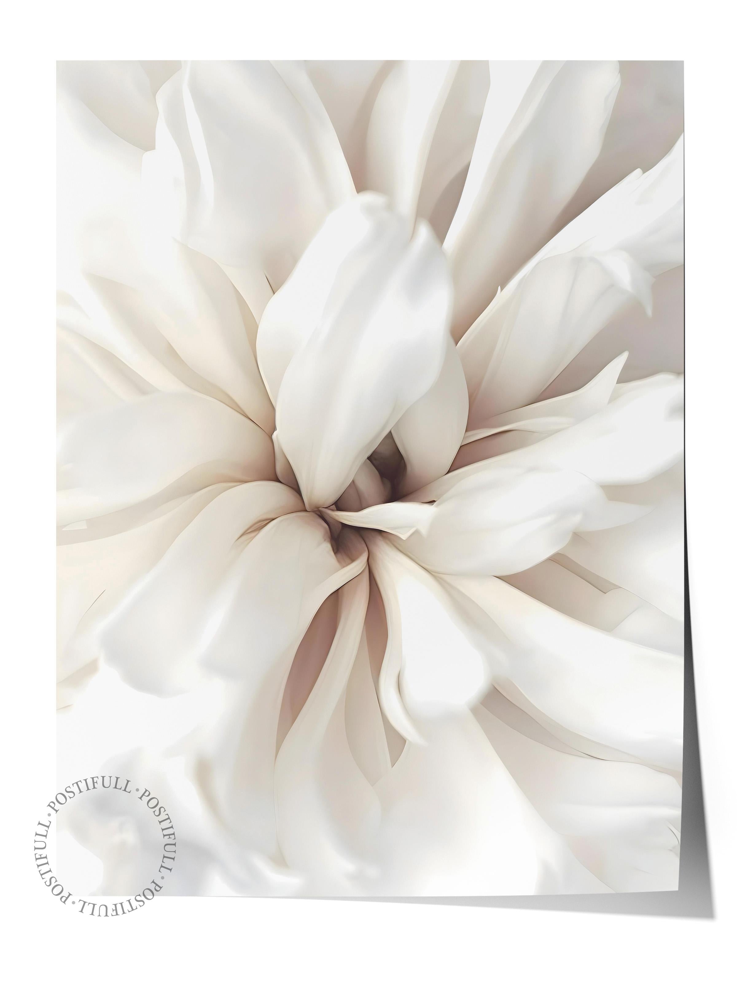 Close Up Blossom Poster, Çerçevesiz Duvar Posteri, Dikey Duvar Tablosu Comfort Serisi NO:108417