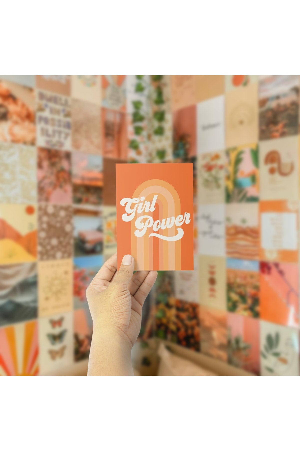 Çöl Temalı Soft Poster Seti - Arkası Yapışkanlı Duvar Posterleri Kolaj Seti - 100 Adet - 10cm*15cm