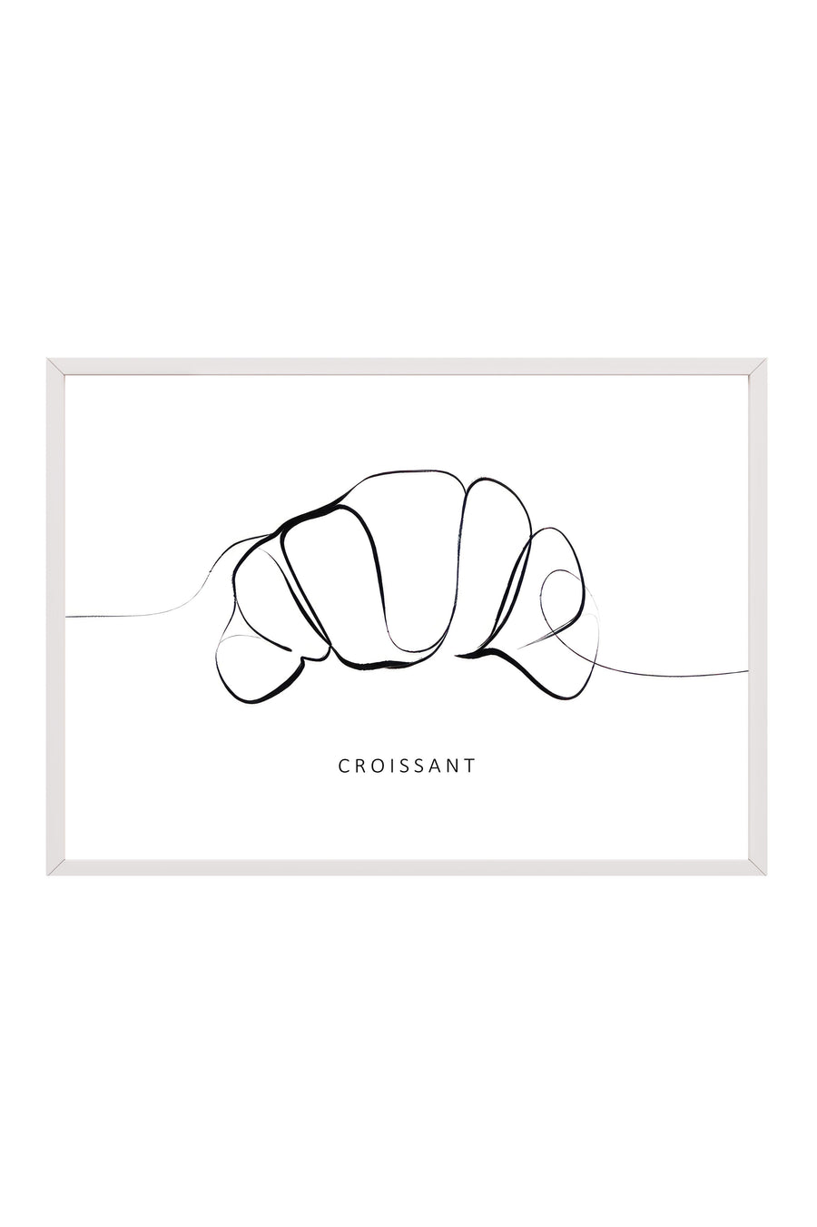 CROISSANT Poster – Beyaz Çerçeveli Tablo