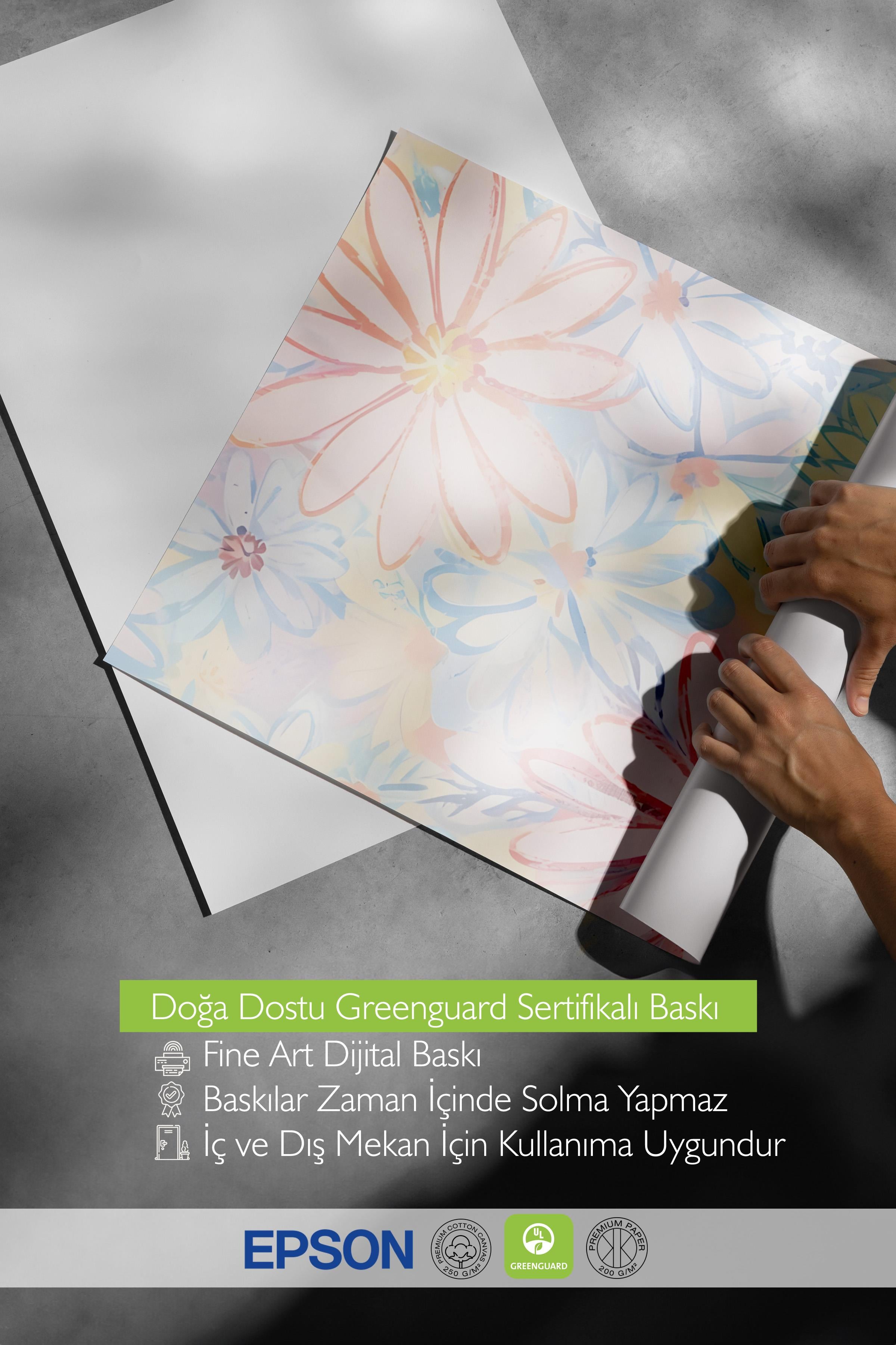 Crowded Blossom Poster, Çerçevesiz Duvar Posteri, Dikey Duvar Tablosu Comfort Serisi NO:108484