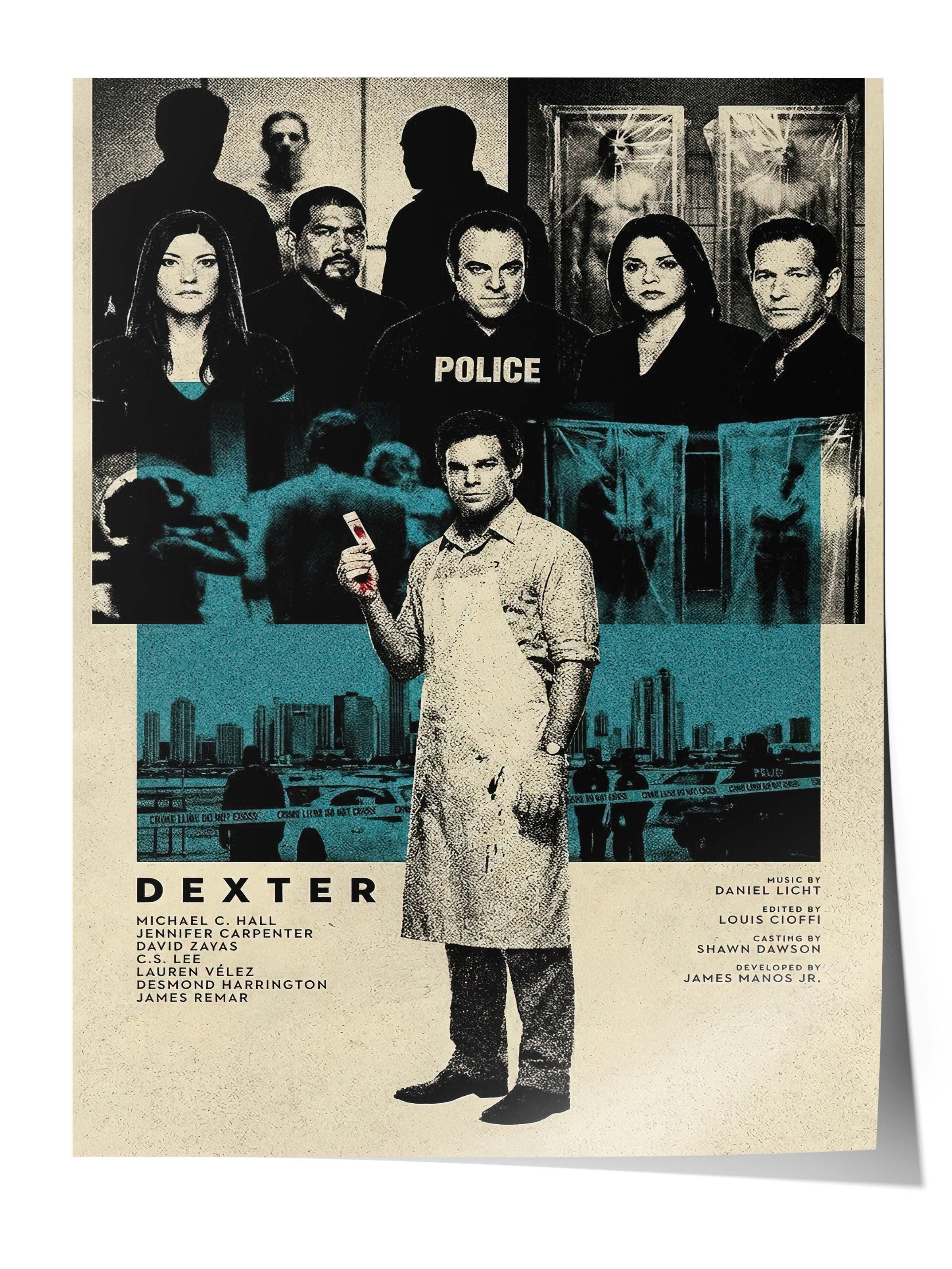 Dexter Posteri, Sinema ve Dizi Tablo Posterleri, Film Dizi Afişleri NO:112776