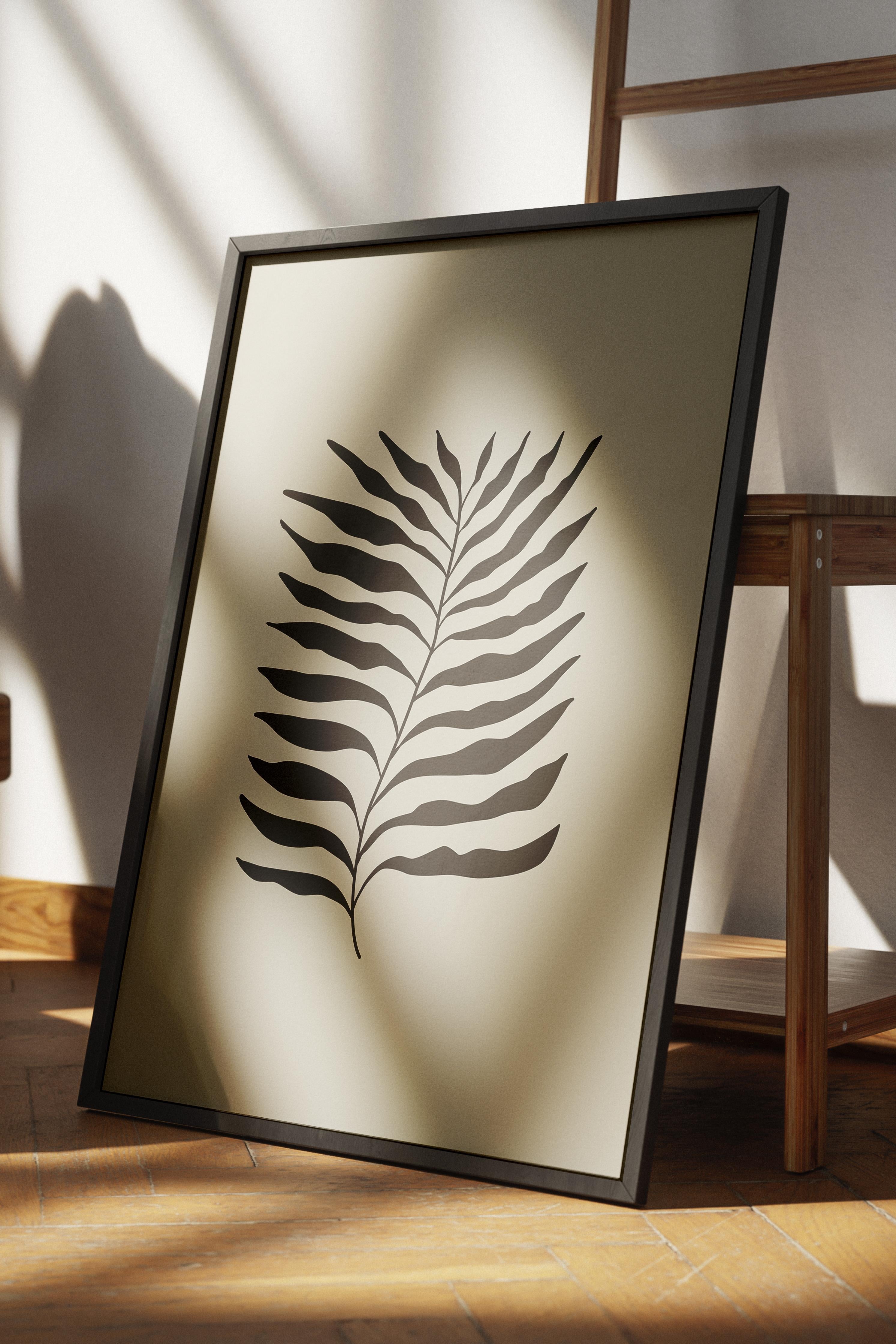 Doğal Tonlar Boho Duvar Dekoru, Çerçevesiz Poster, Çerçevesiz Duvar Tablosu - Fine Art Kağıt