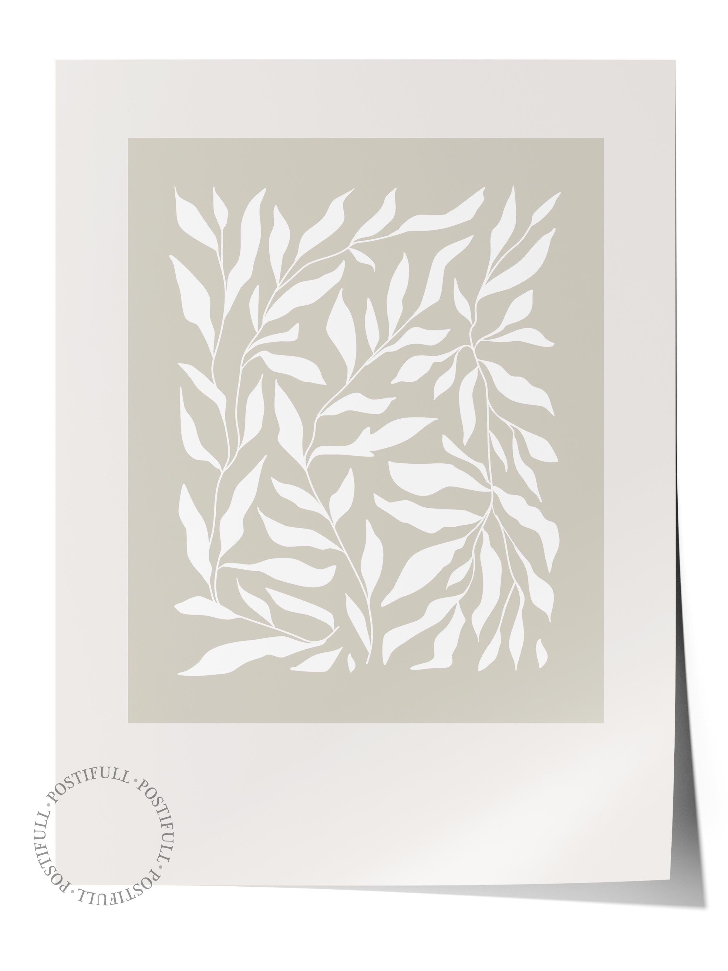 Doğal Tonlar Boho Duvar Dekoru, Çerçevesiz Poster, Çerçevesiz Duvar Tablosu - Fine Art Kağıt