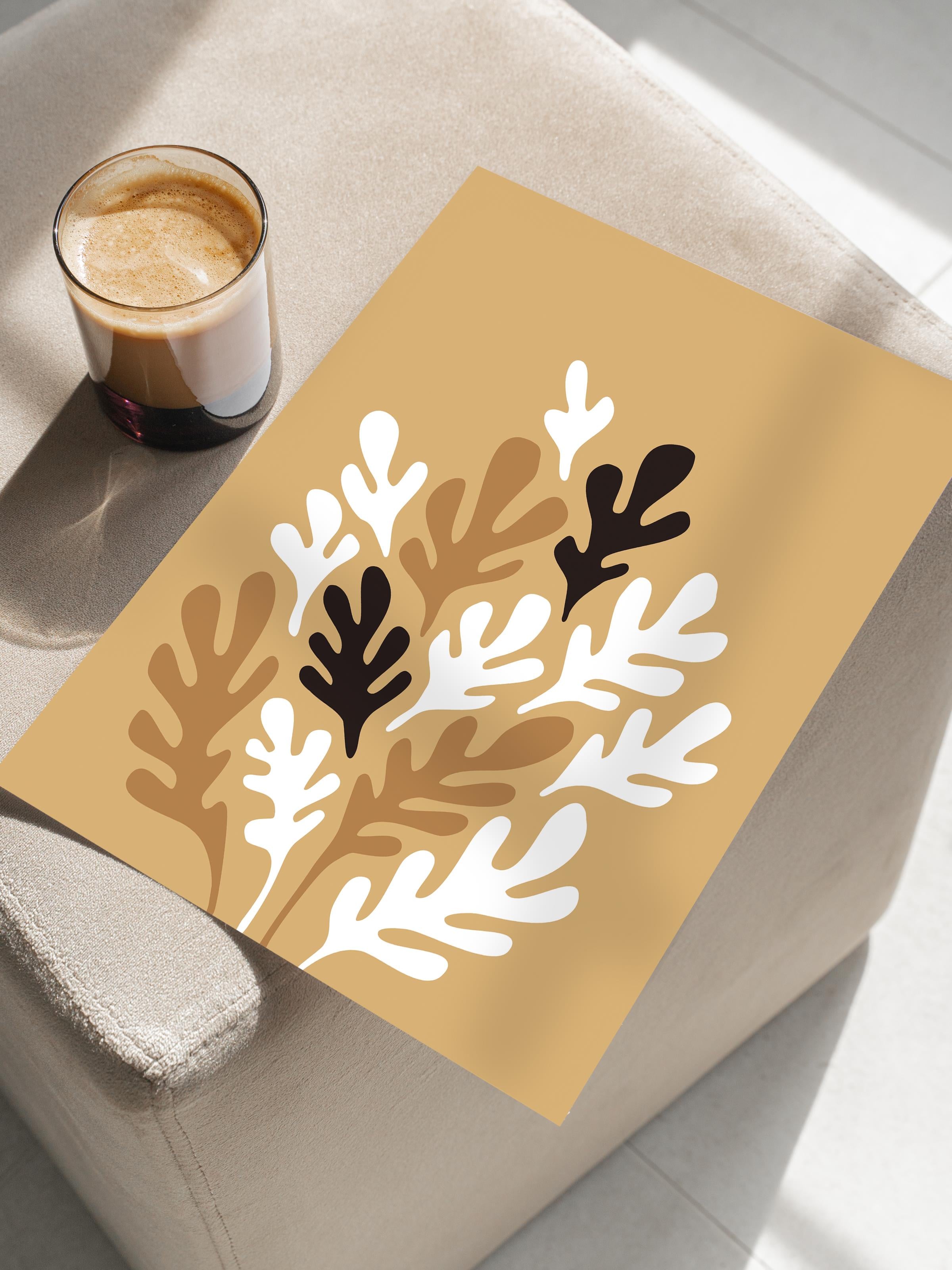 Doğal Tonlar Boho Duvar Dekoru, Çerçevesiz Poster, Çerçevesiz Duvar Tablosu - Fine Art Kağıt