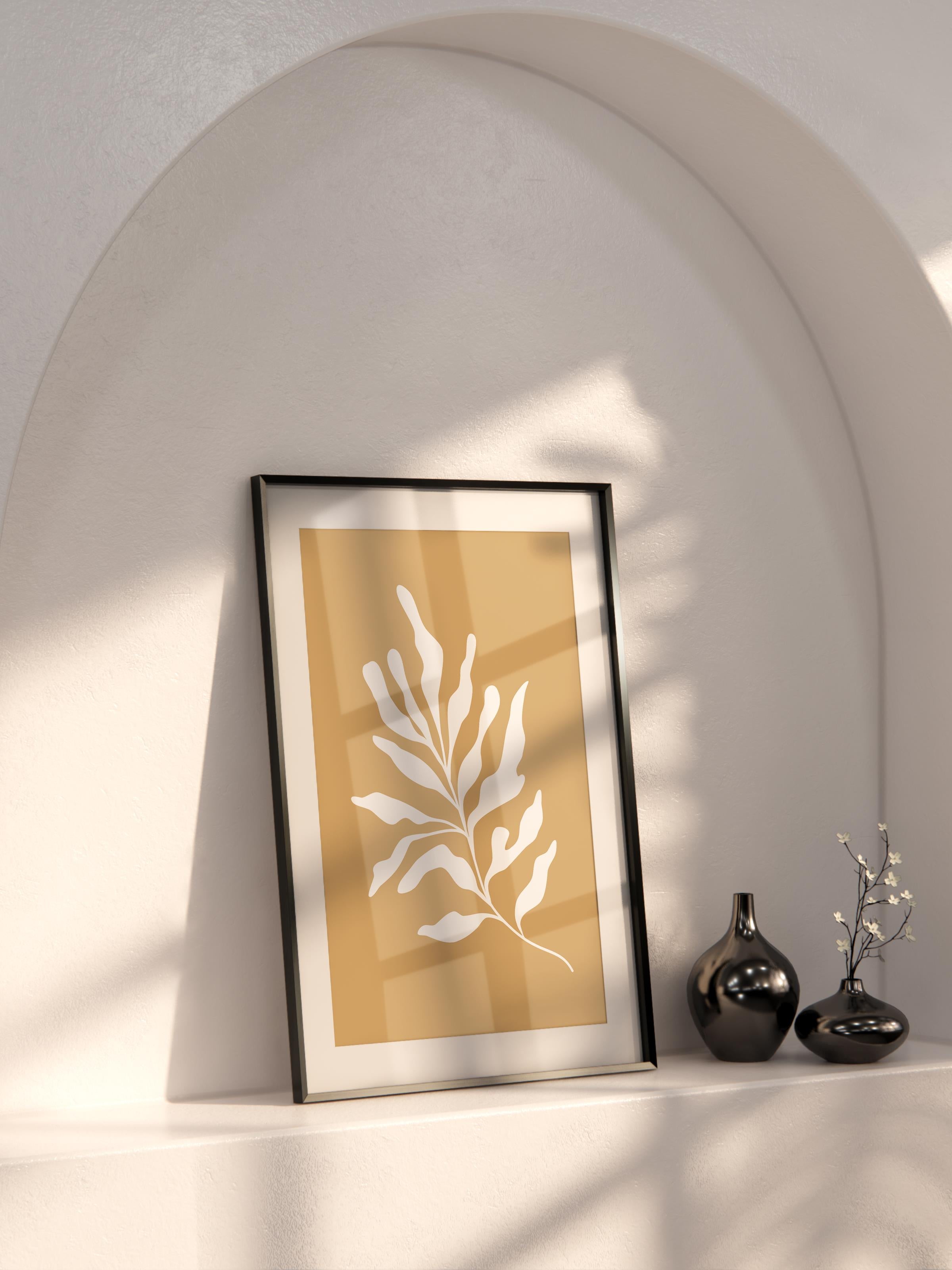 Doğal Tonlar Boho Duvar Dekoru, Çerçevesiz Poster, Çerçevesiz Duvar Tablosu - Fine Art Kağıt