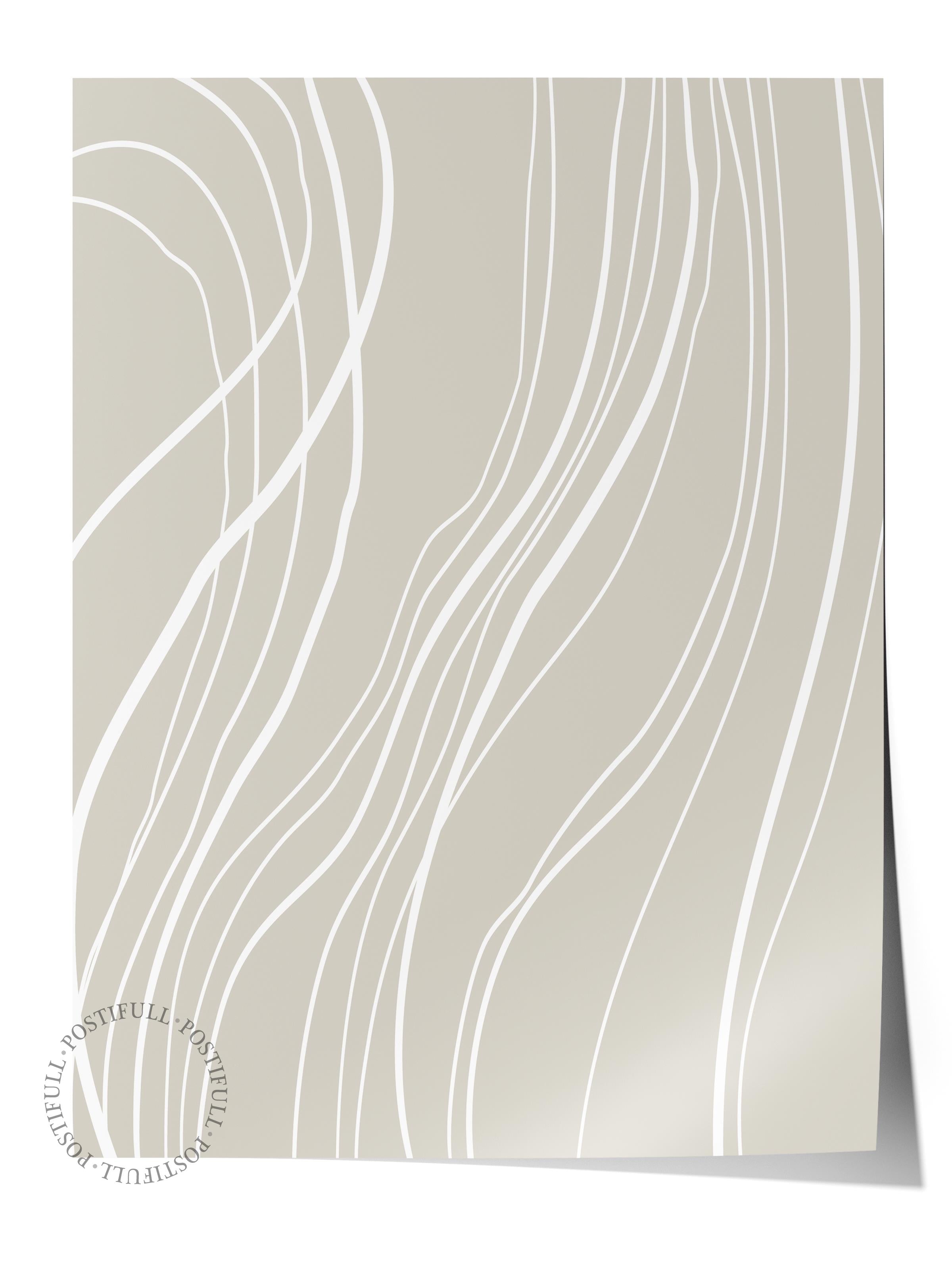 Doğal Tonlar Boho Duvar Dekoru, Çerçevesiz Poster, Çerçevesiz Duvar Tablosu - Fine Art Kağıt
