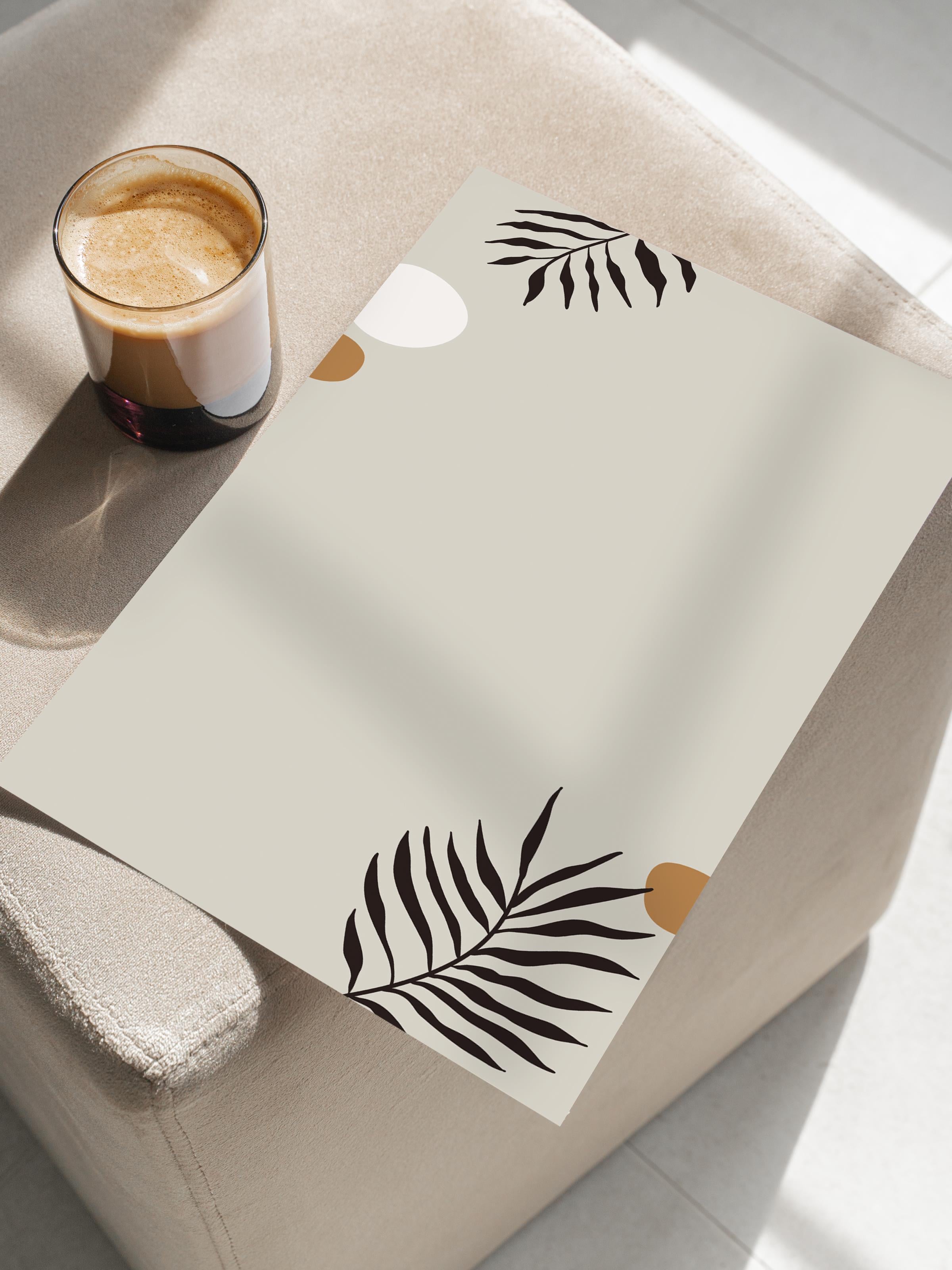 Doğal Tonlar Boho Duvar Dekoru, Çerçevesiz Poster, Çerçevesiz Duvar Tablosu - Fine Art Kağıt