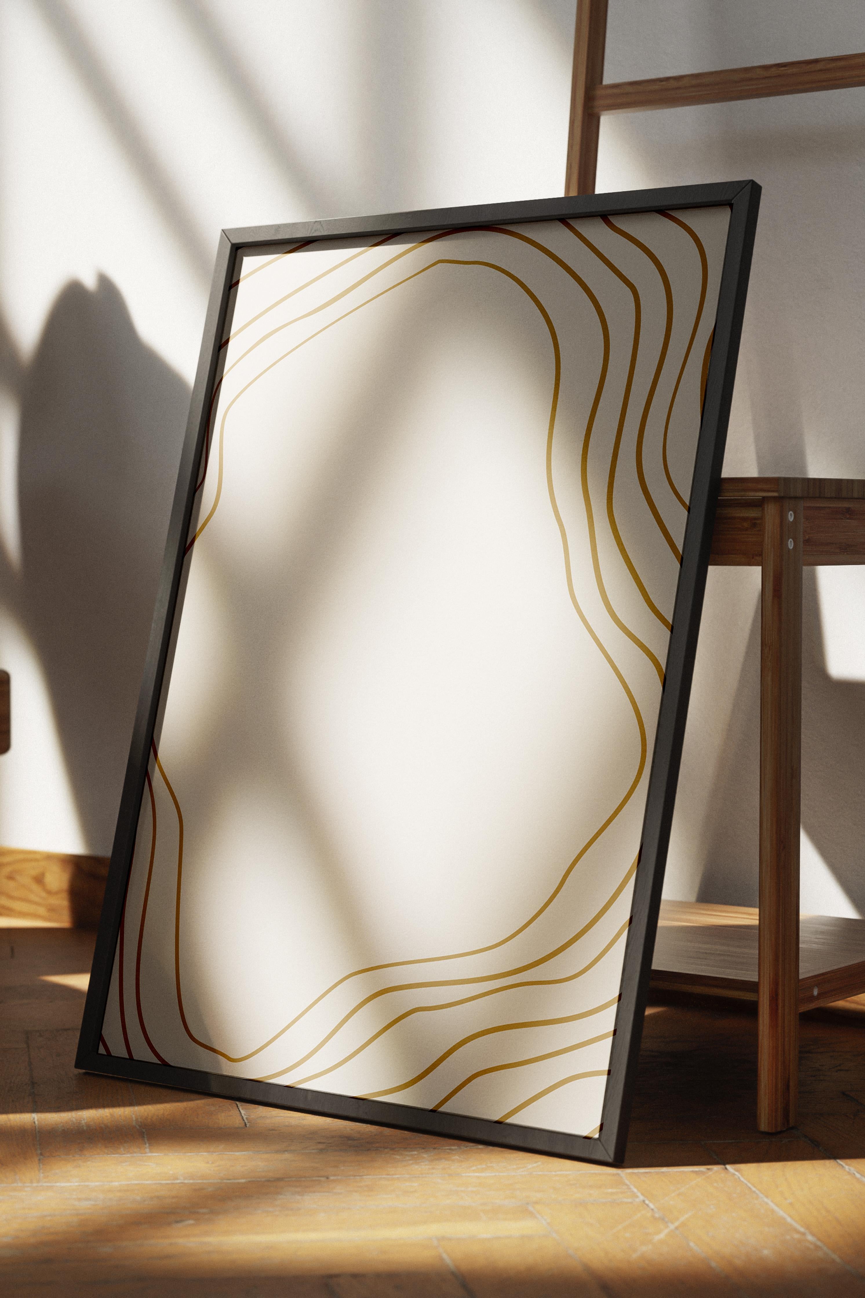 Doğal Tonlar Boho Duvar Dekoru, Çerçevesiz Poster, Çerçevesiz Duvar Tablosu - Fine Art Kağıt