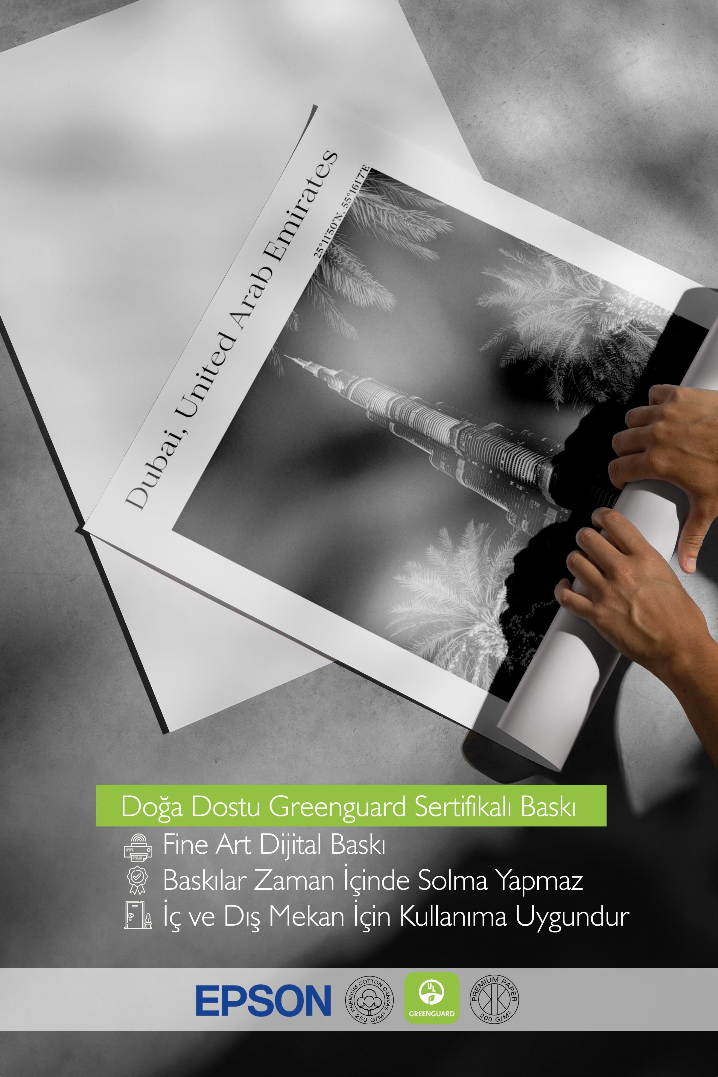 Dubai - Birleşik Arap Emirlikleri, Şehir Temalı Poster, Çerçevesiz Duvar Posteri, NO:30011