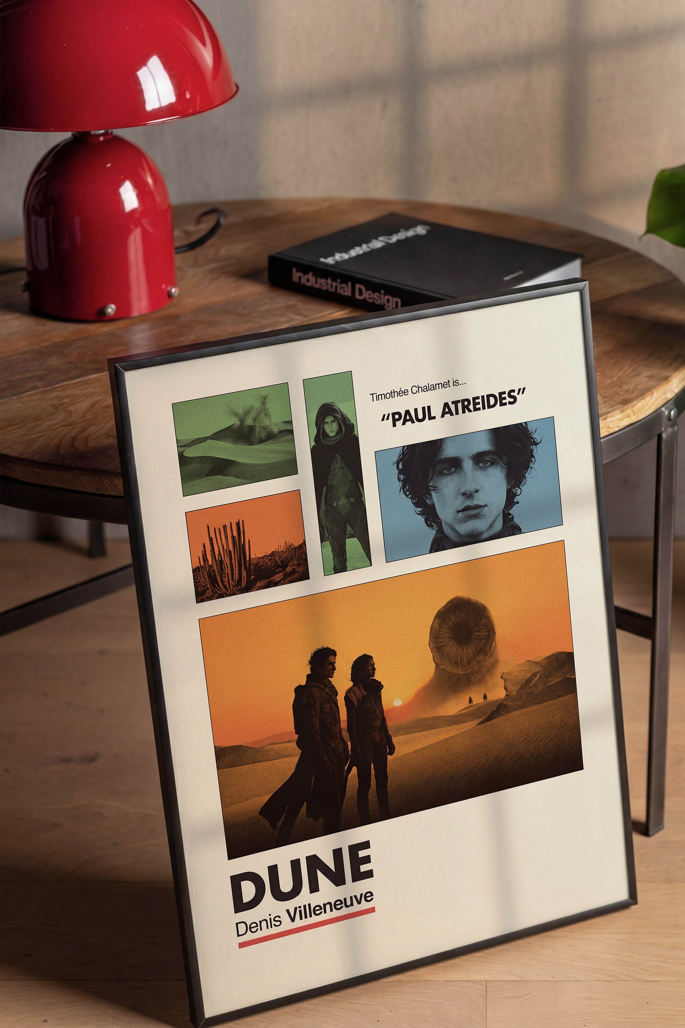 Dune Siyah Çerçeveli Poster, Sinema ve Dizi Tablo, Film Dizi Afişleri NO:112945