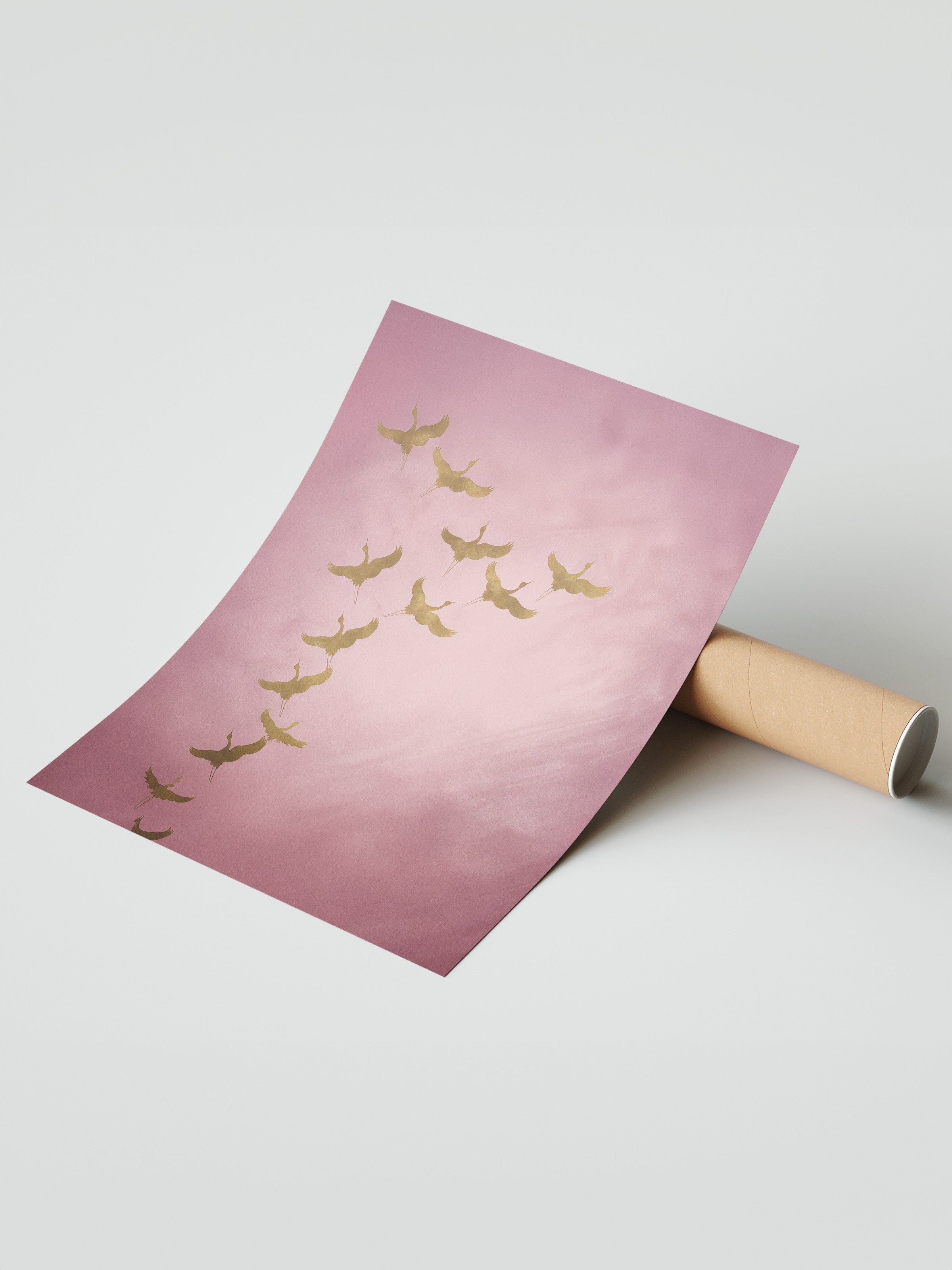 Duvar Posteri, Çerçevesiz Poster, Sanatsal Baskı, Ritüel Serisi, Kuş Tablo, NO:115206
