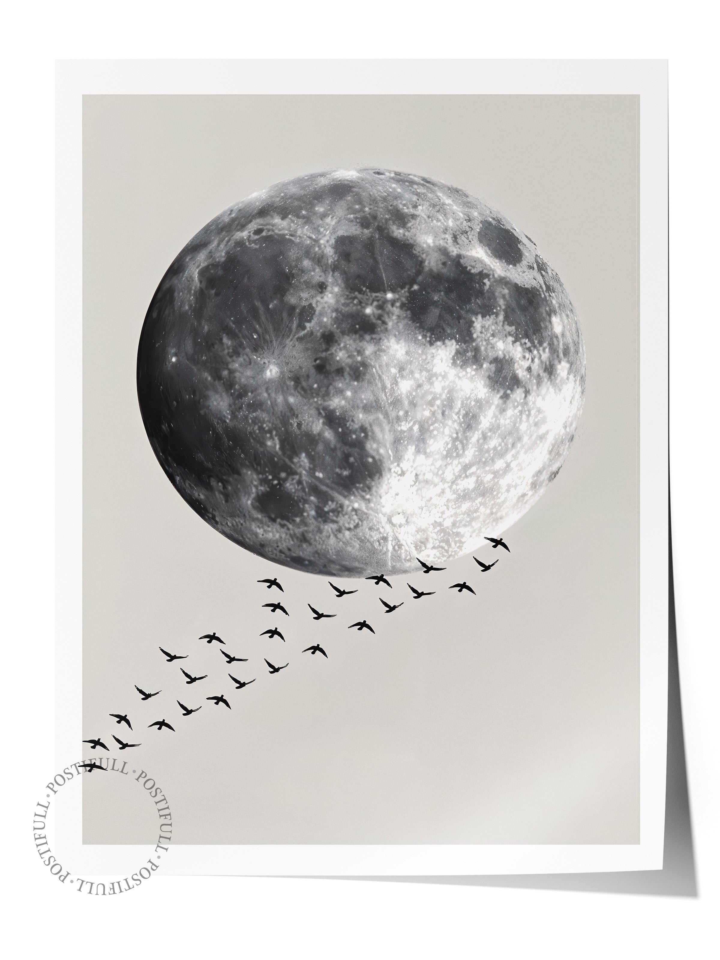 Duvar Posteri, Çerçevesiz Poster, Sanatsal Baskı, Ritüel Serisi, Kuş Tablo, NO:115210