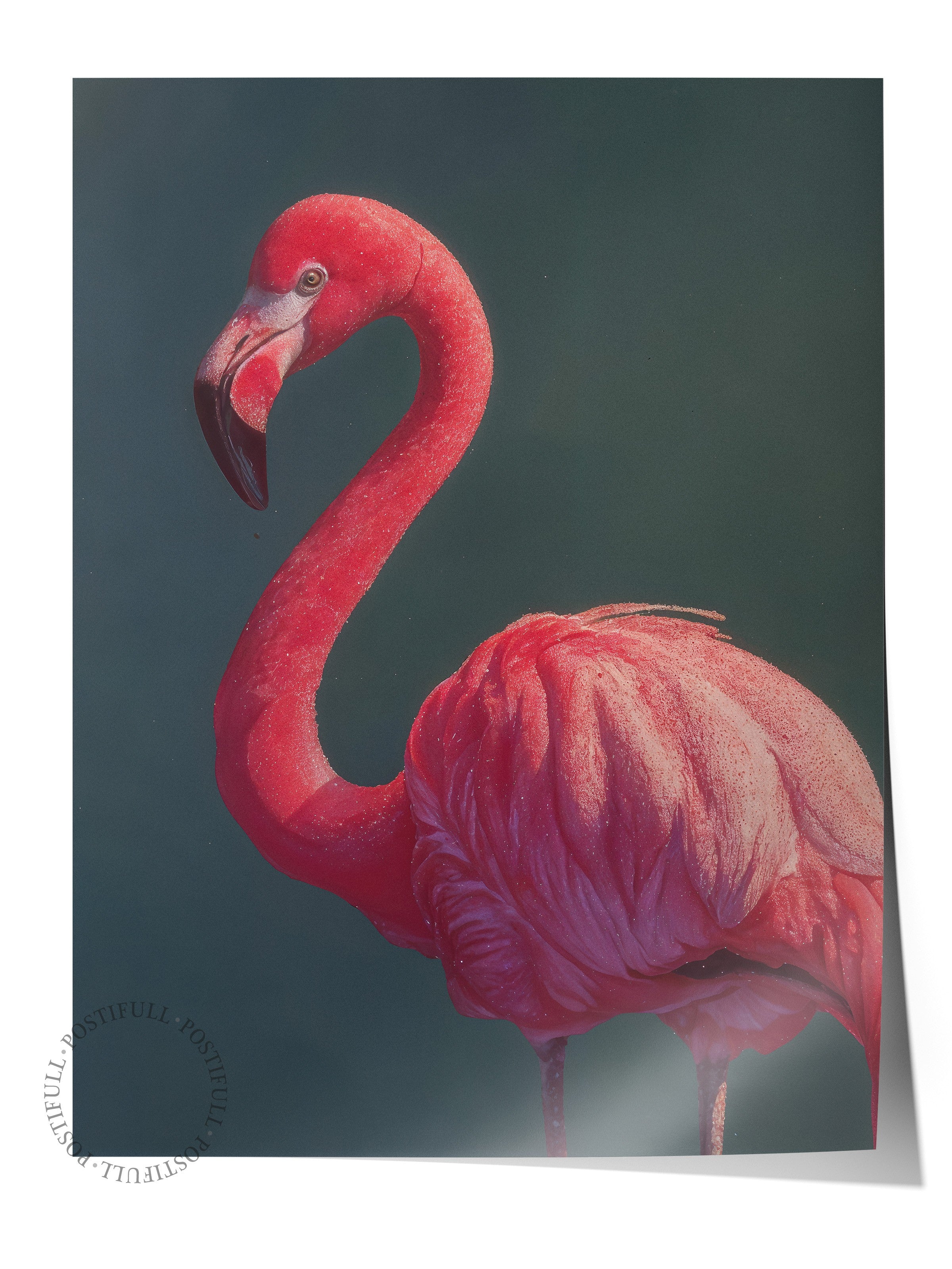 Duvar Posteri, Çerçevesiz Poster, Sanatsal Baskı, Ritüel Serisi, Kuş Tablo, NO:115228