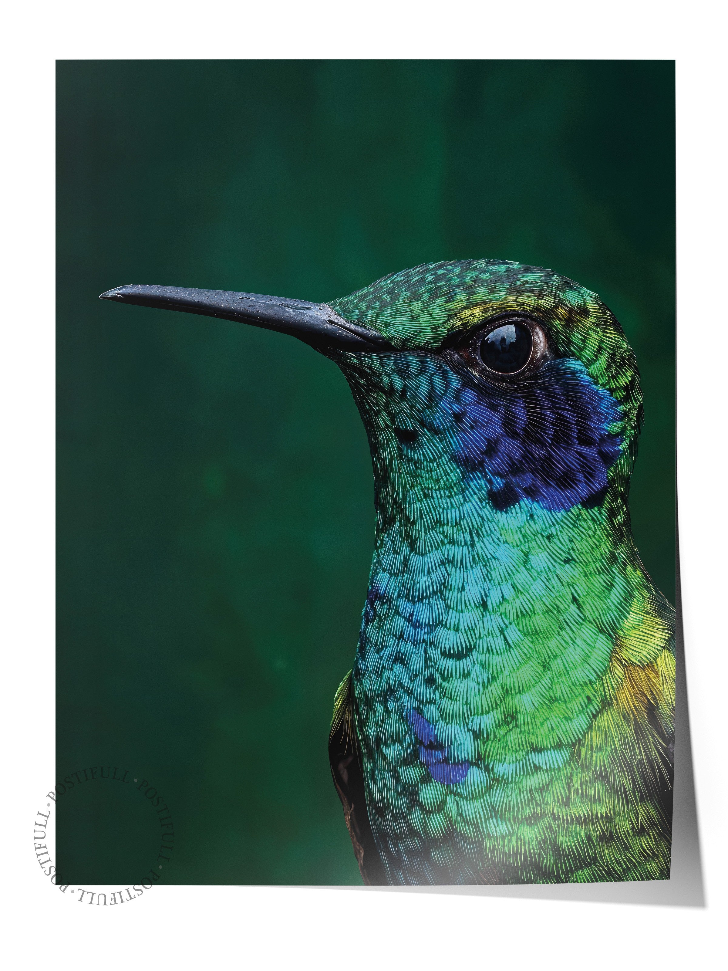 Duvar Posteri, Çerçevesiz Poster, Sanatsal Baskı, Ritüel Serisi, Kuş Tablo, NO:115245