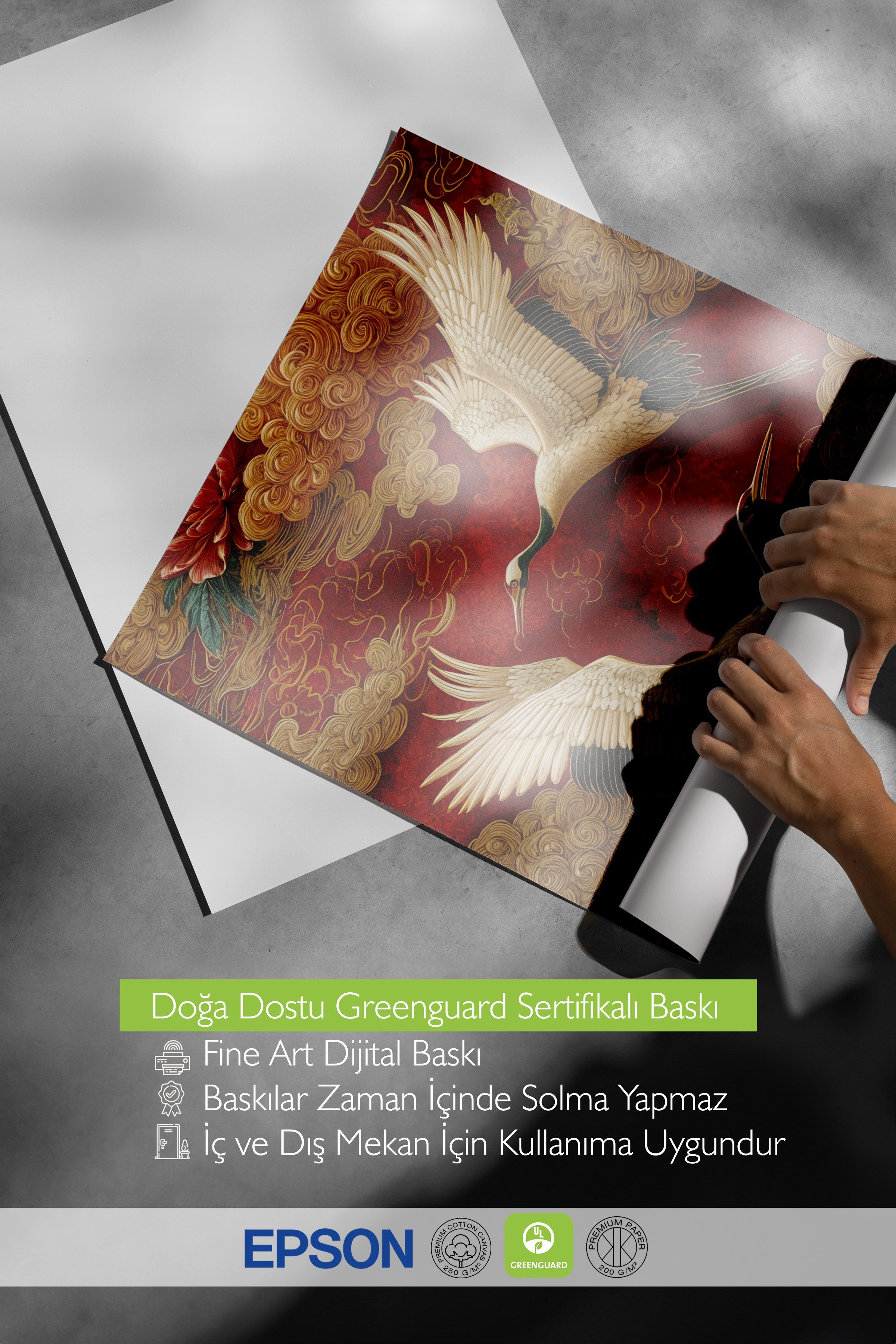 Duvar Posteri, Çerçevesiz Poster, Sanatsal Baskı, Ritüel Serisi, Leopar Tablo, NO:115252