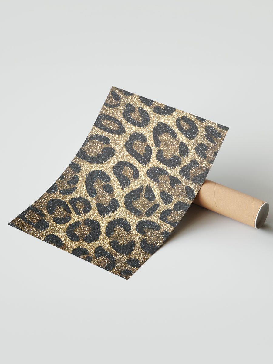 Duvar Posteri, Çerçevesiz Poster, Sanatsal Baskı, Ritüel Serisi, Leopar Tablo, NO:115264