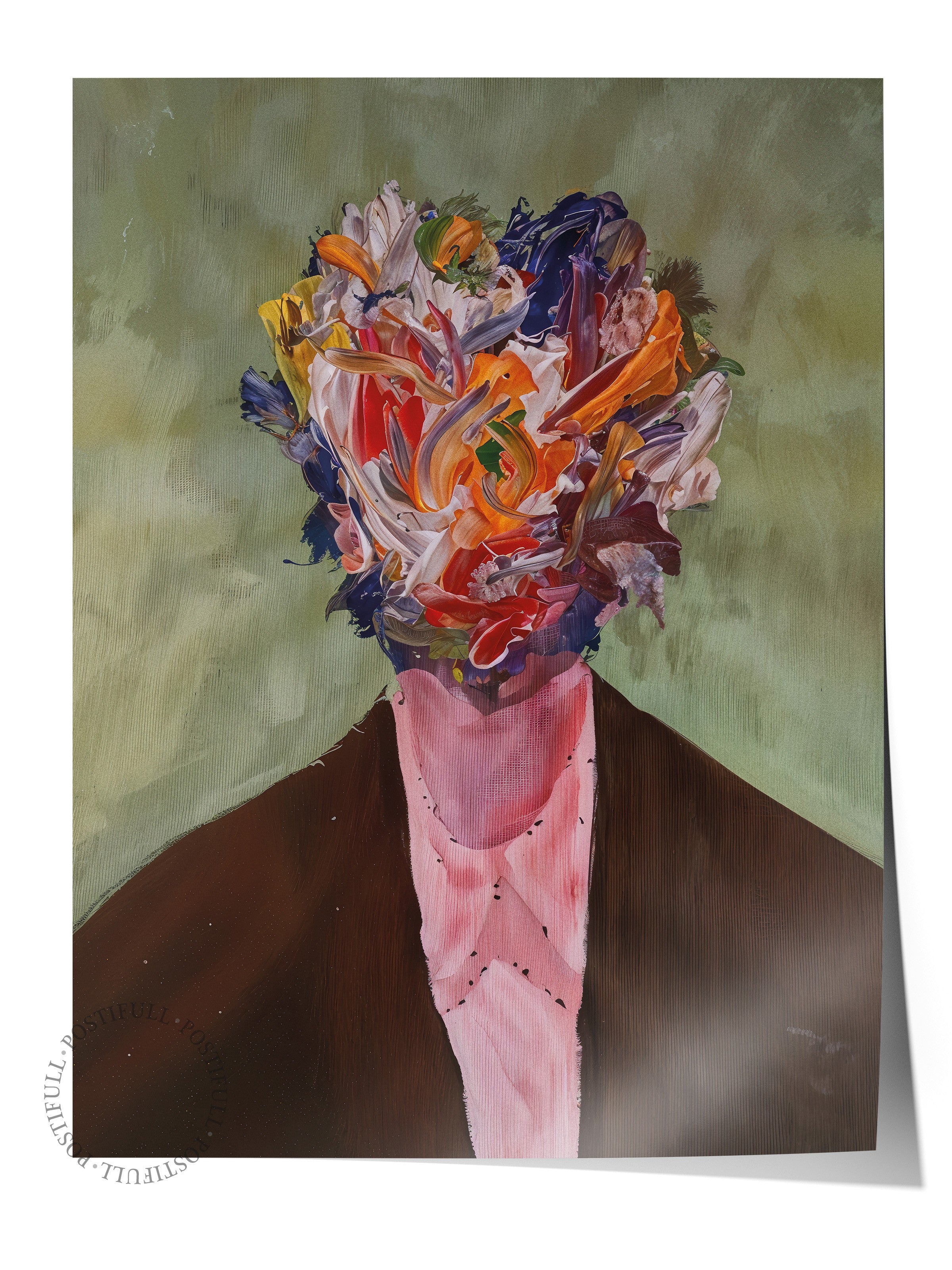 Duvar Posteri, Çerçevesiz Poster, Sanatsal Baskı, Ritüel Serisi, Maximalist Tablo, NO:115194