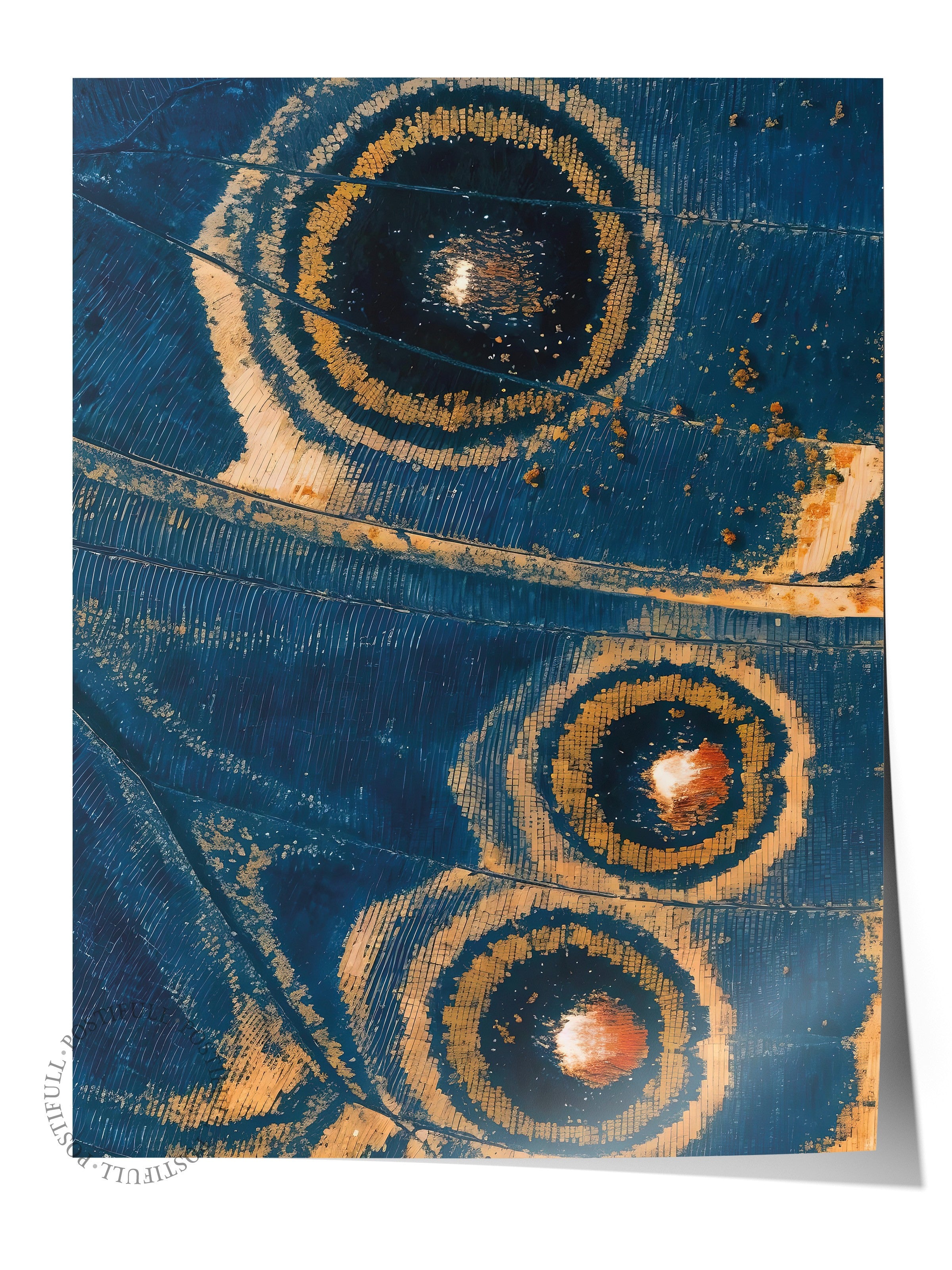 Duvar Posteri, Çerçevesiz Poster, Sanatsal Baskı, Ritüel Serisi, NO:115255