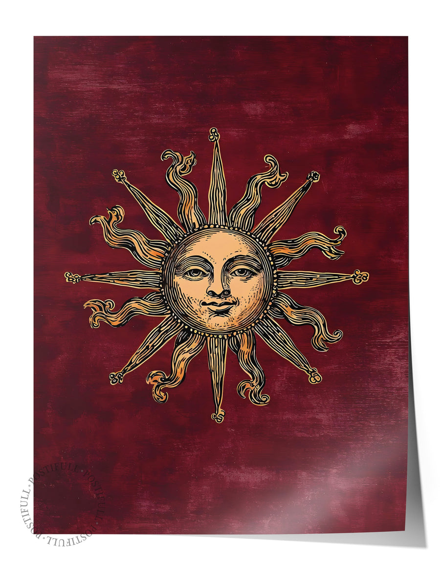 Duvar Posteri, Çerçevesiz Poster, Sanatsal Baskı, Ritüel Serisi, NO:115256