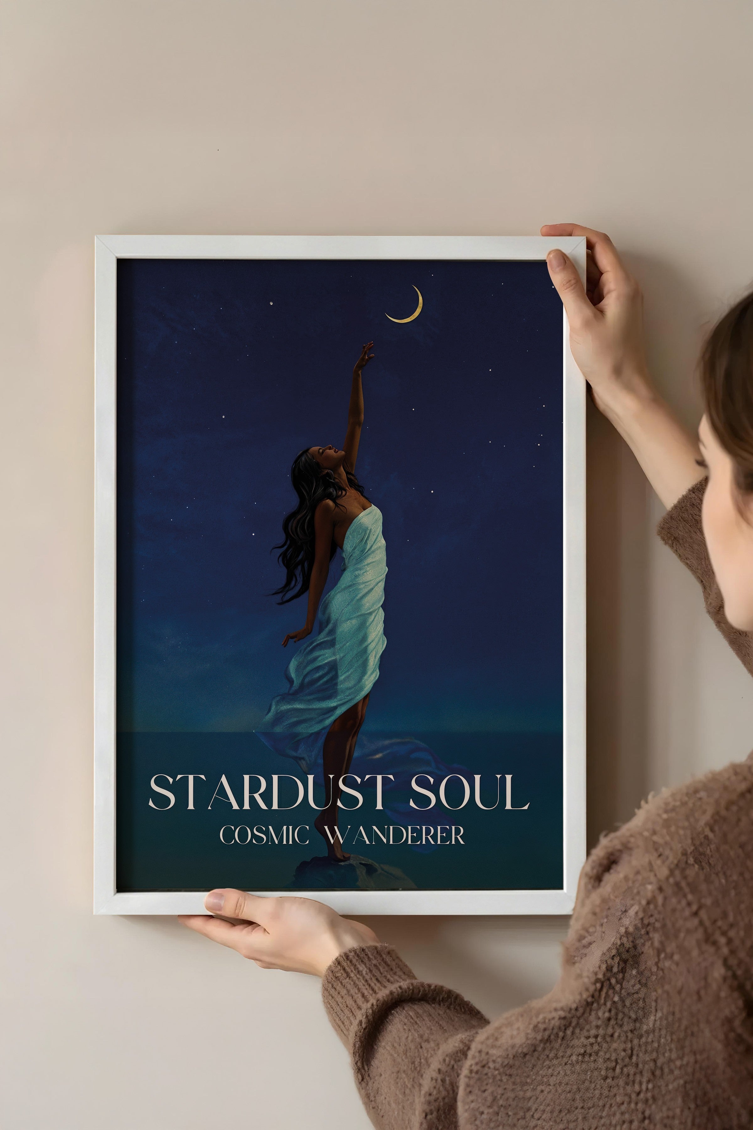 Duvar Tablosu, Beyaz Çerçeveli Tablo ve Poster, Ritüel Serisi, NO:115215