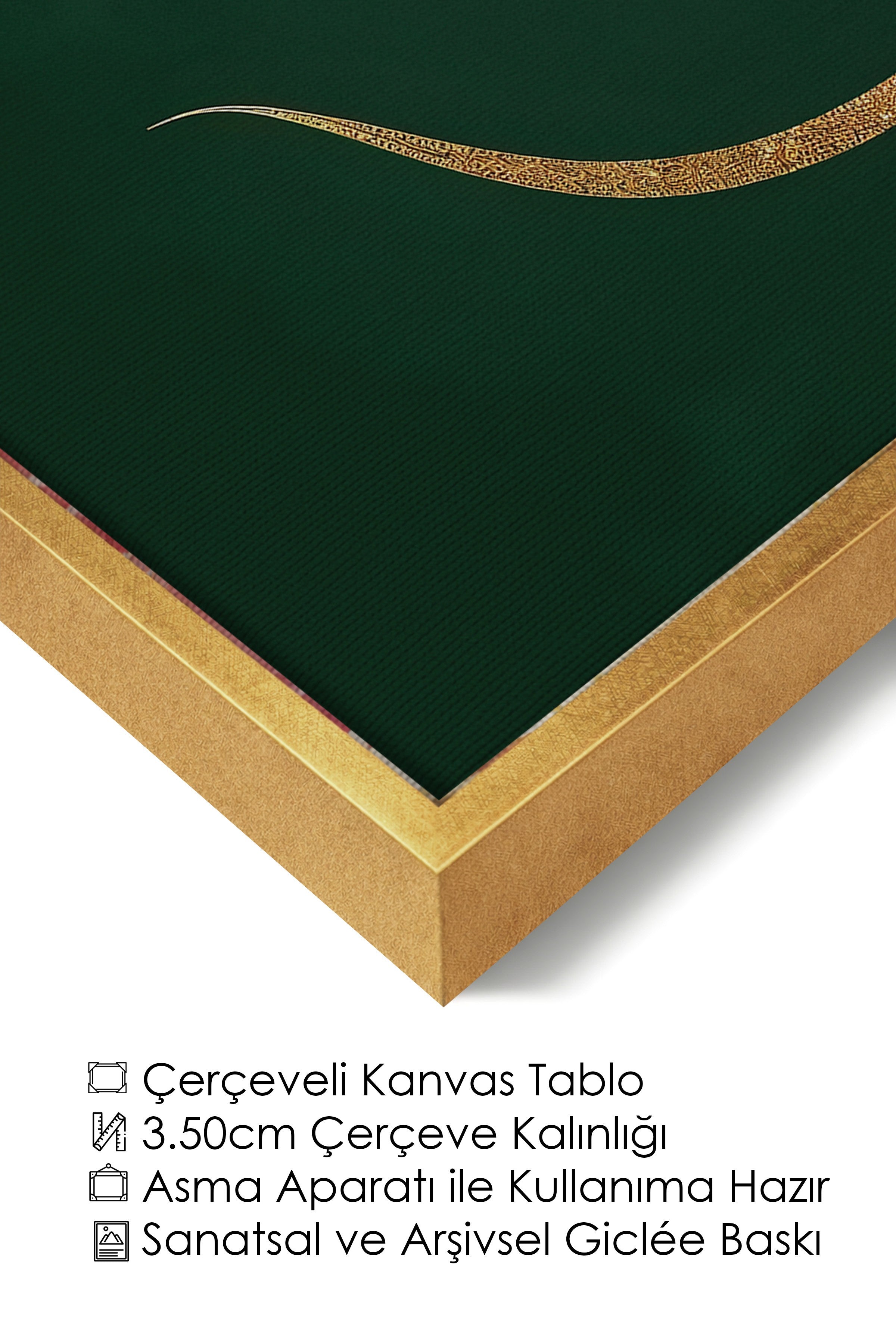 Duvar Tablosu, Lüks Gold Çerçeveli Kanvas Tablo, Ritüel Serisi, Leopar Tablo, NO:115223