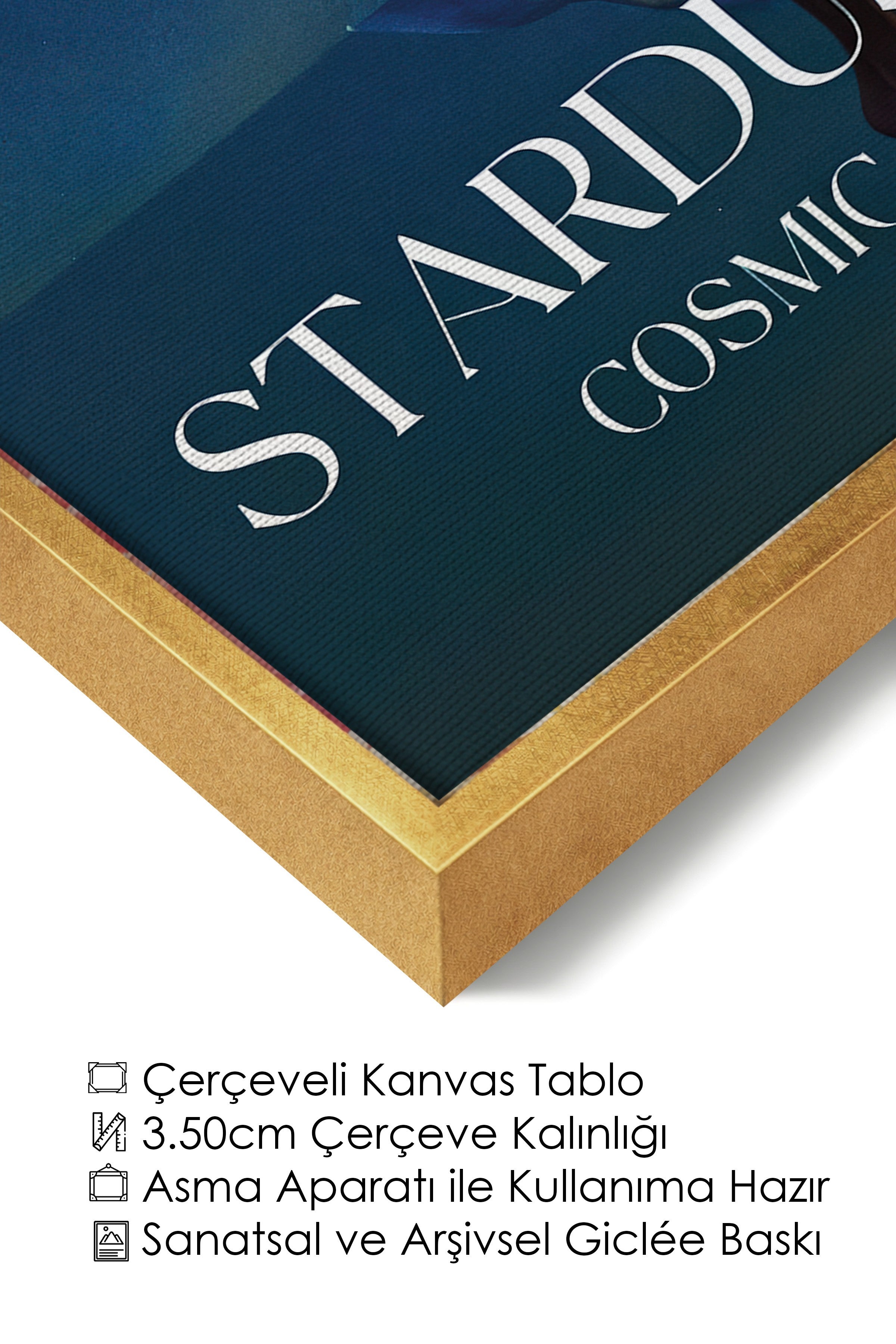 Duvar Tablosu, Lüks Gold Çerçeveli Kanvas Tablo, Ritüel Serisi, NO:115215