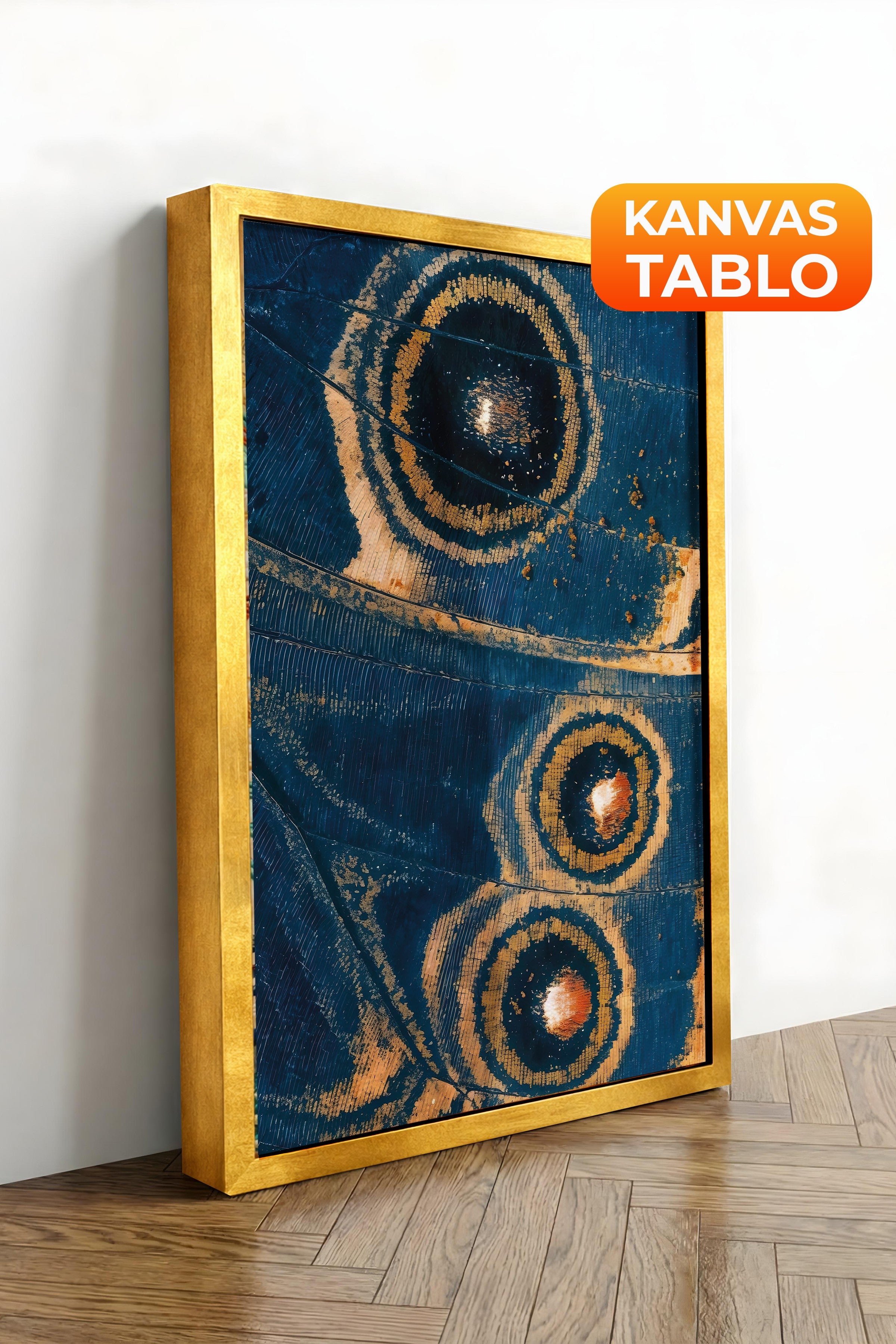 Duvar Tablosu, Lüks Gold Çerçeveli Kanvas Tablo, Ritüel Serisi, NO:115255