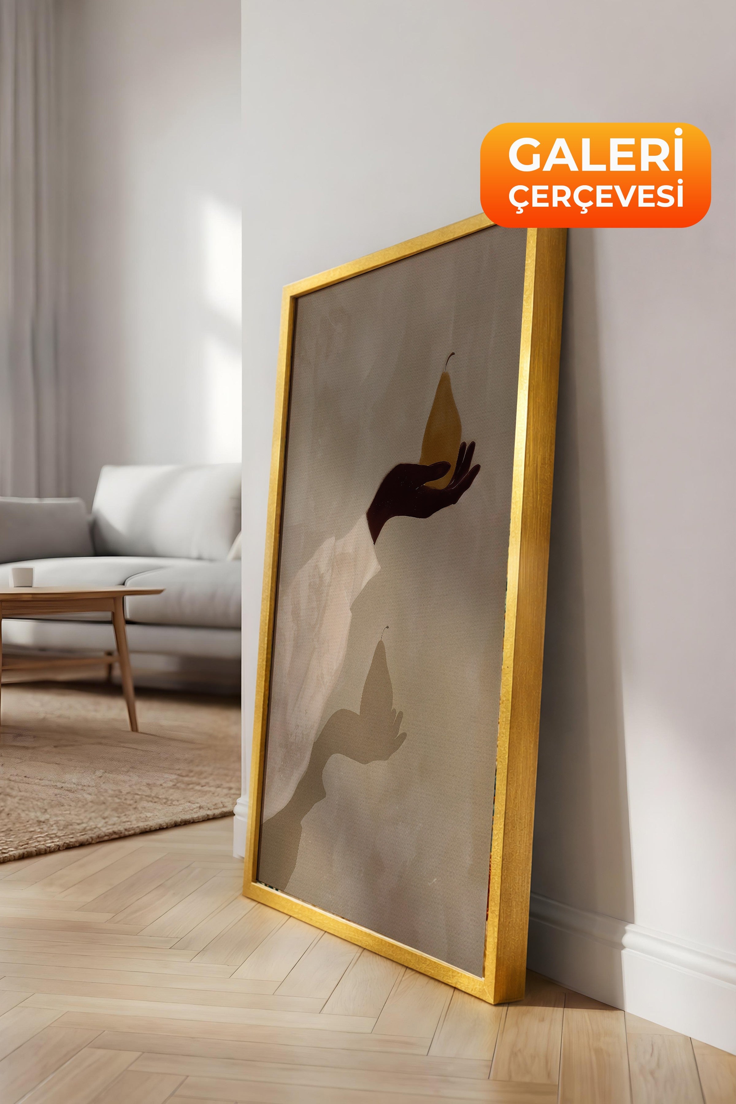 Duvar Tablosu, Lüks Gold Çerçeveli Kanvas Tablo, Ritüel Serisi, Vintage Tablo, NO:115187