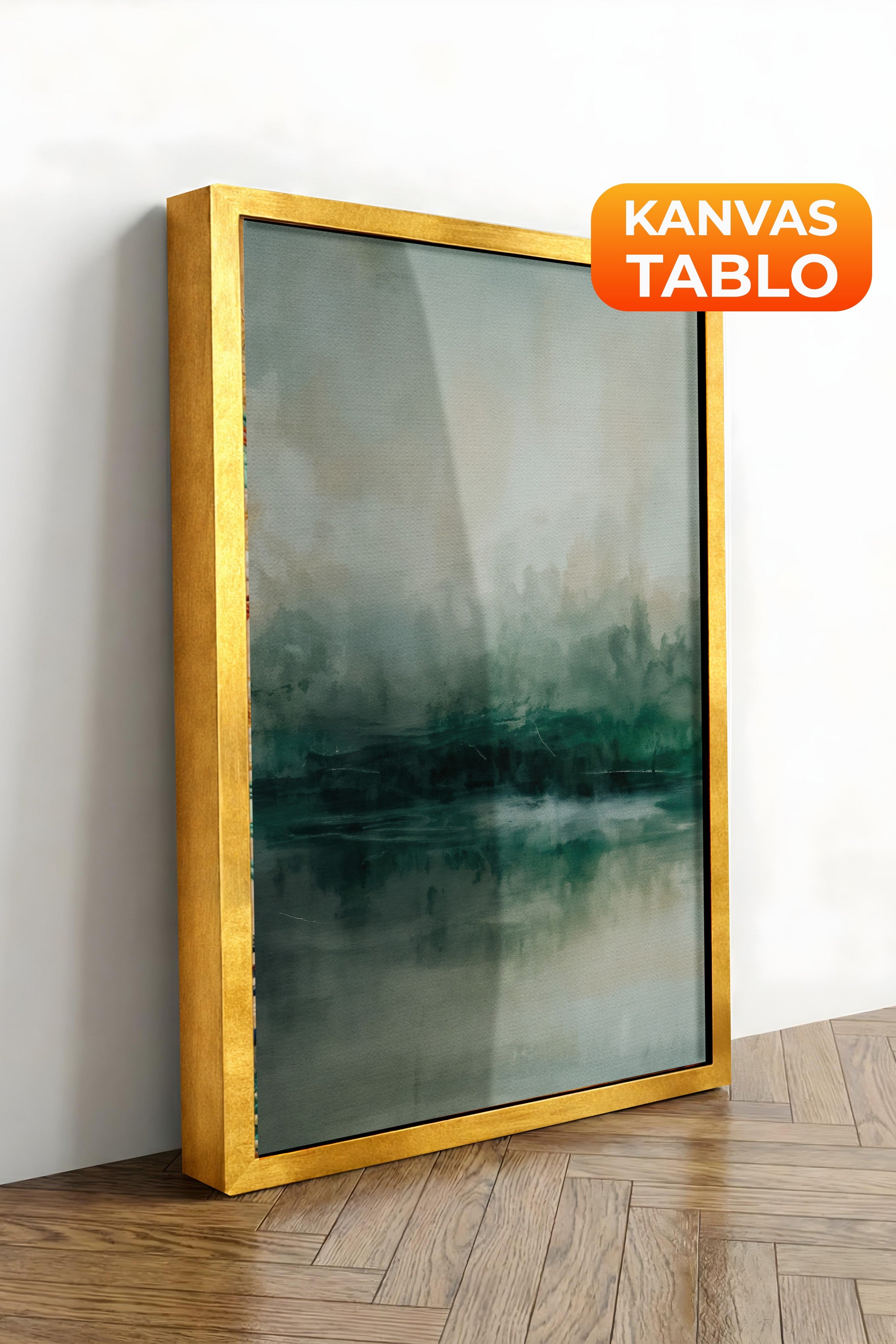 Duvar Tablosu, Lüks Gold Çerçeveli Kanvas Tablo, Ritüel Serisi, Yağlıboya Tablo, NO:115220