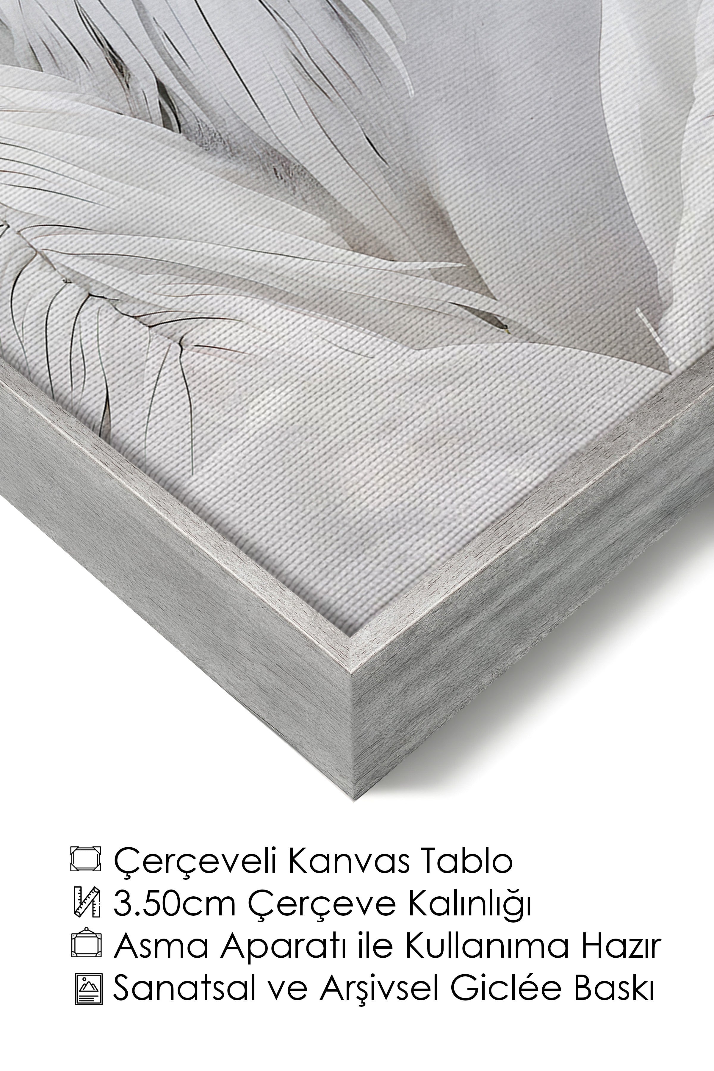 Duvar Tablosu, Lüks Gümüş Çerçeveli Kanvas Tablo, Ritüel Serisi, At Tablo, NO:115191