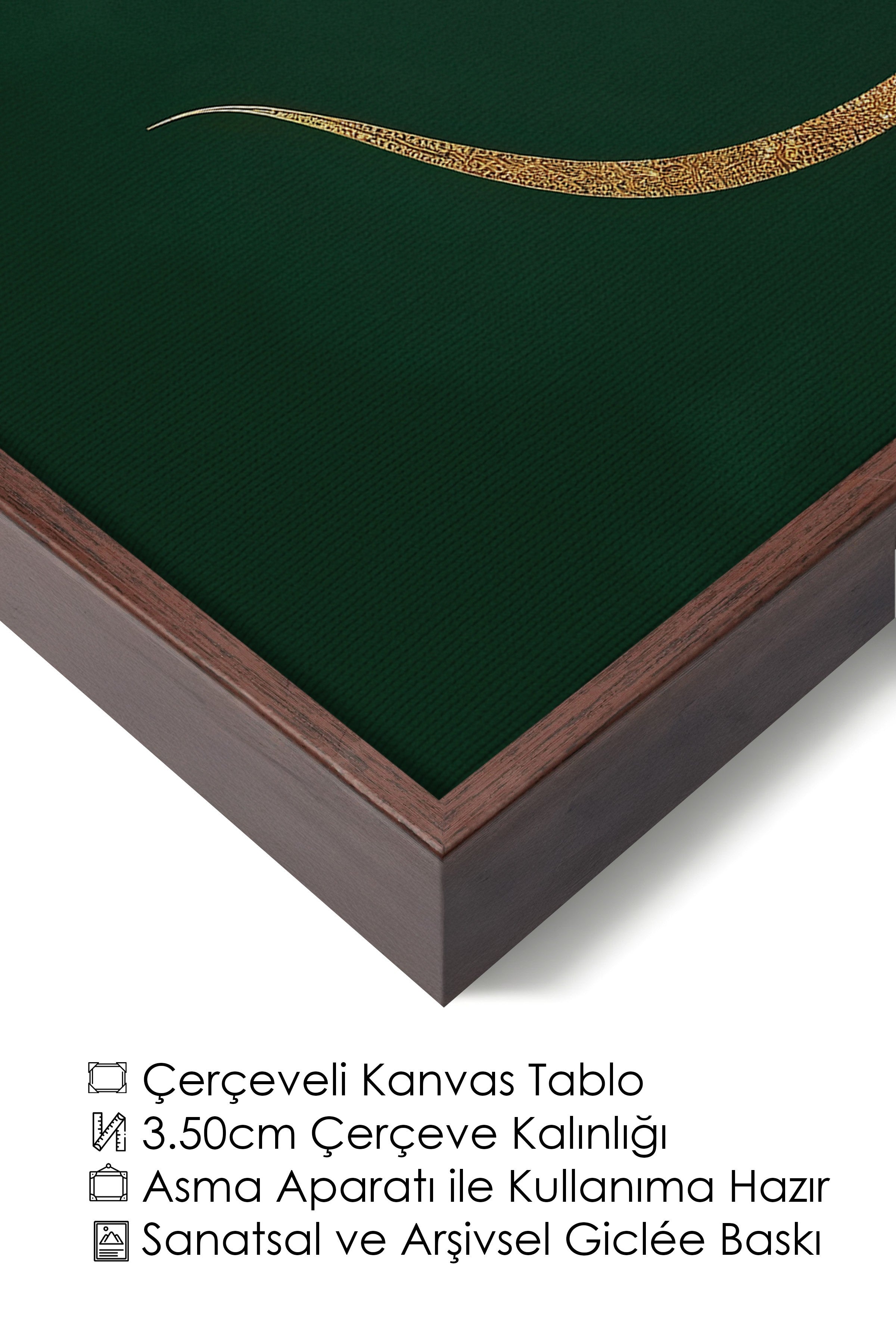 Duvar Tablosu, Lüks Kahverengi Çerçeveli Kanvas Tablo, Ritüel Serisi, Leopar Tablo, NO:115223