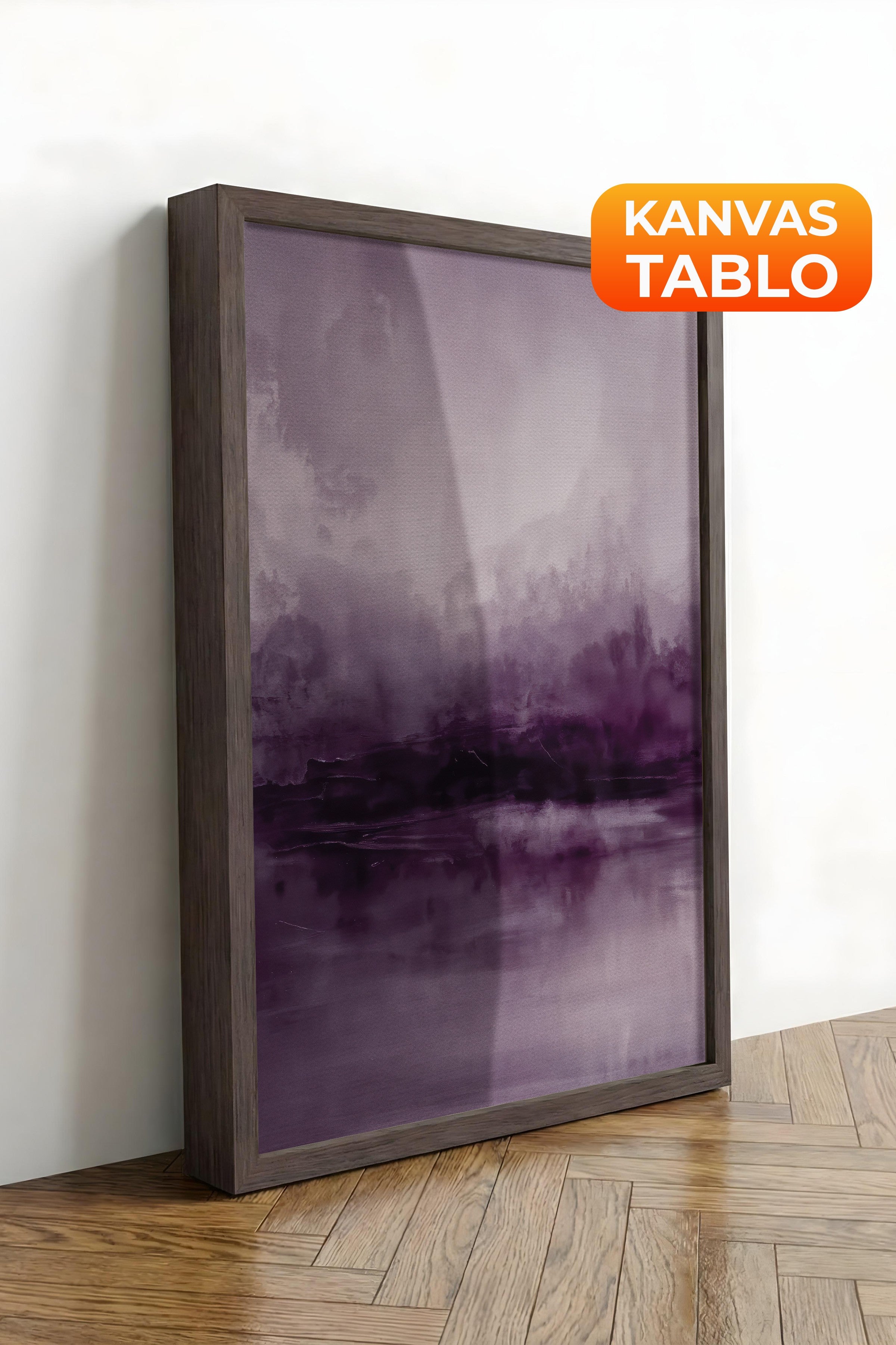 Duvar Tablosu, Lüks Kahverengi Çerçeveli Kanvas Tablo, Ritüel Serisi, Yağlıboya Tablo, NO:115219