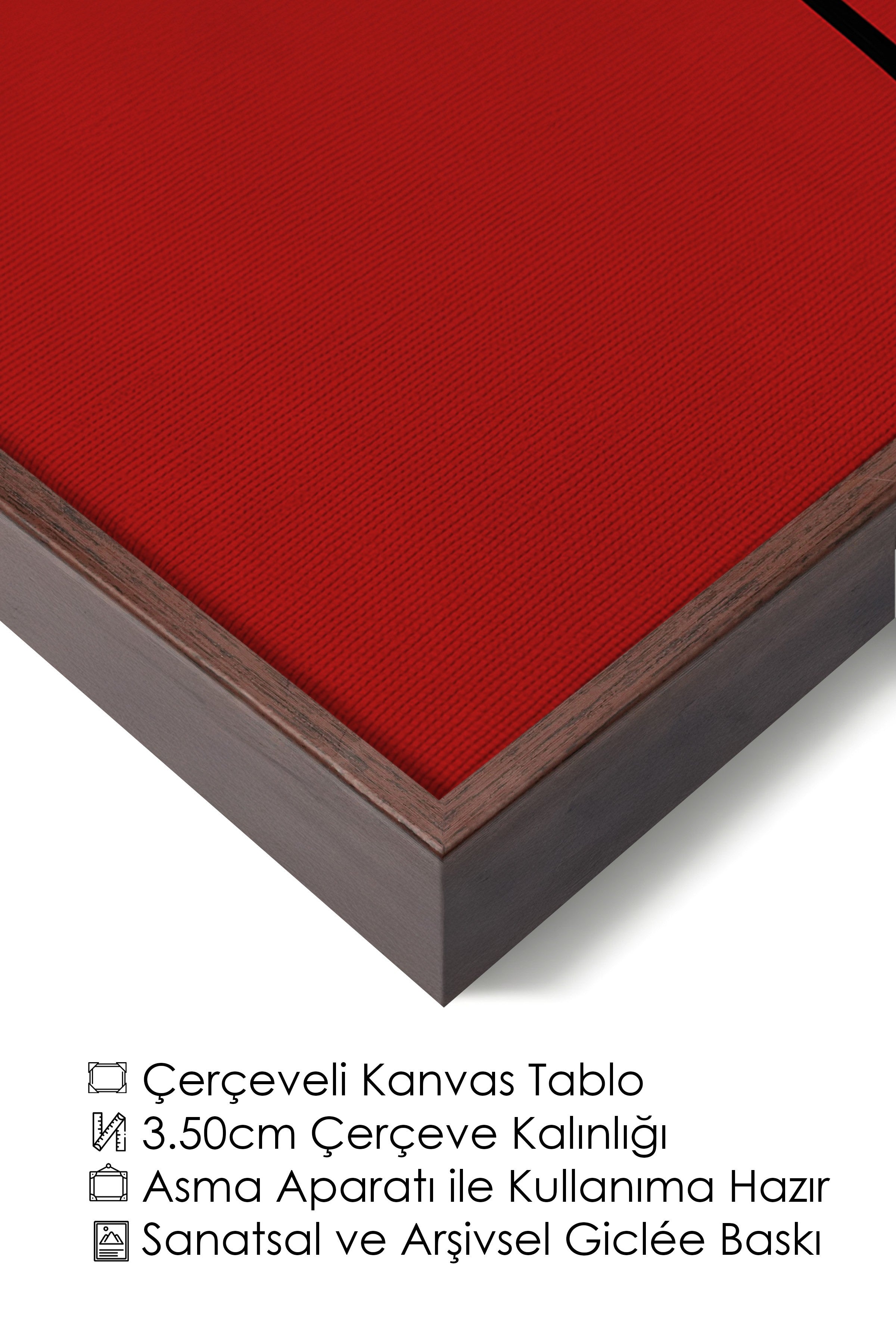 Duvar Tablosu, Lüks Kahverengi Çerçeveli Kanvas Tablo, Ritüel Serisi, Yılan Tablo, NO:115276