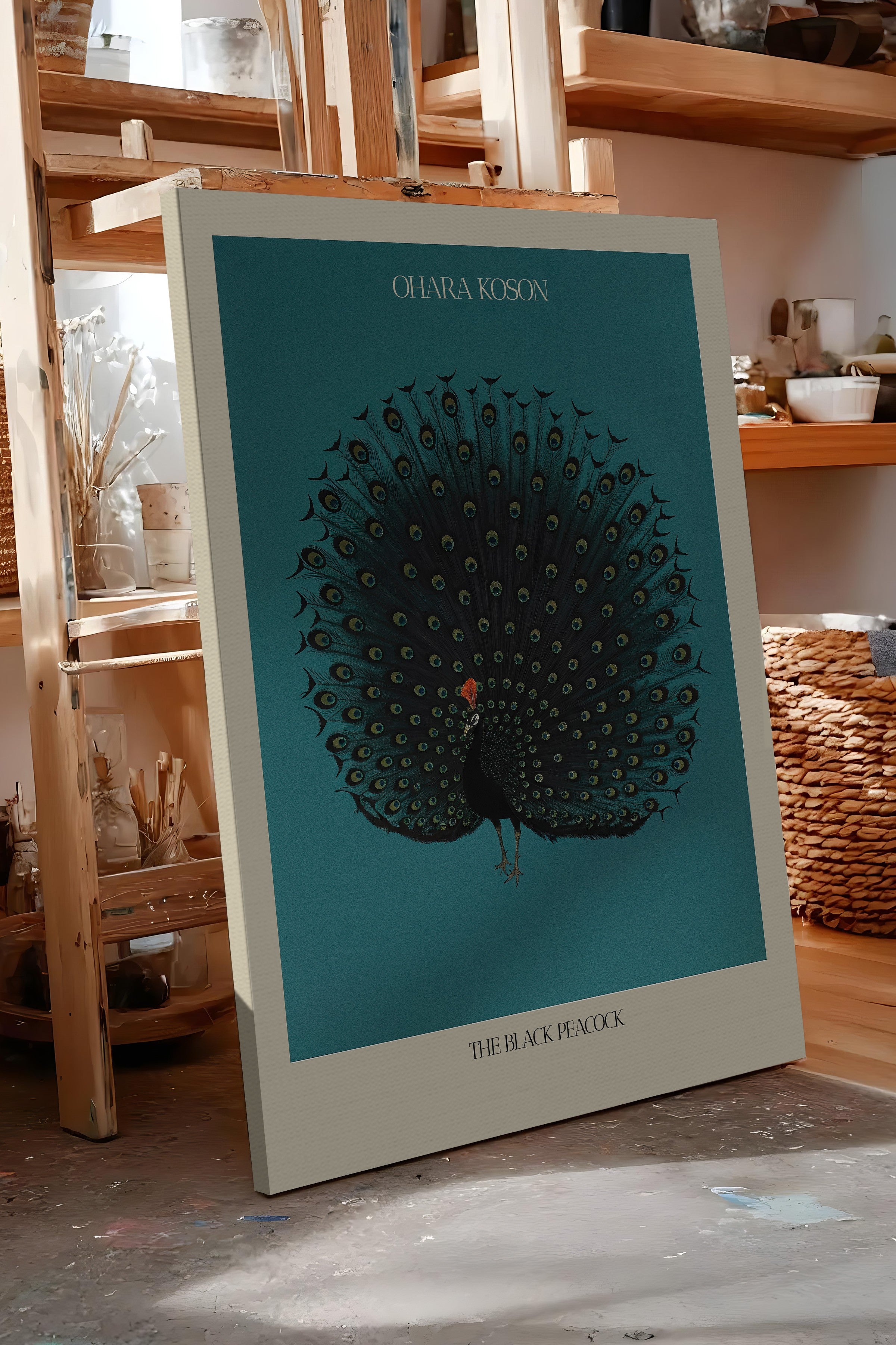 Duvar Tablosu, Lüks Kanvas Tablo, Ritüel Serisi, Kuş Tablo, NO:115211