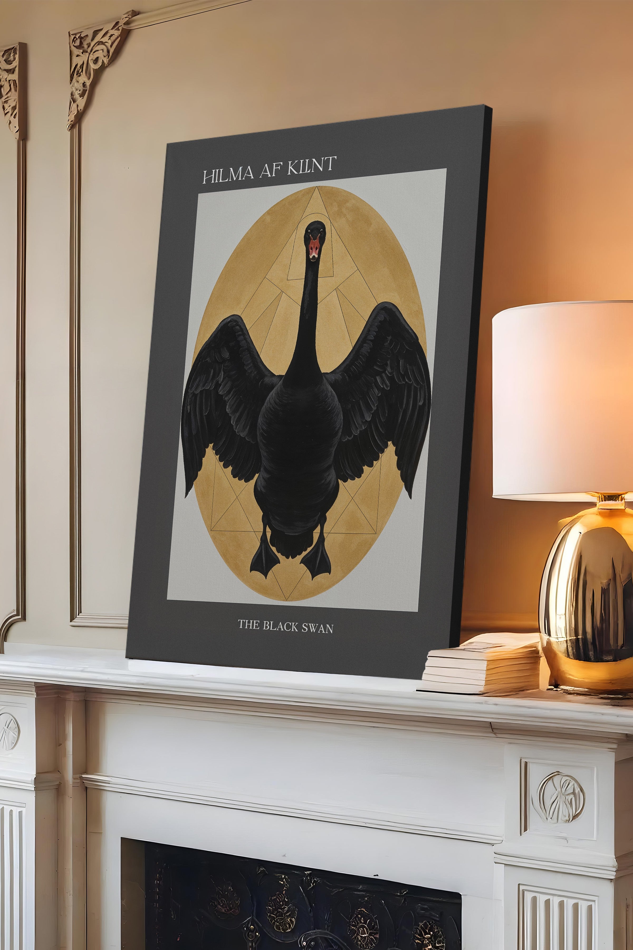 Duvar Tablosu, Lüks Kanvas Tablo, Ritüel Serisi, Kuş Tablo, NO:115216