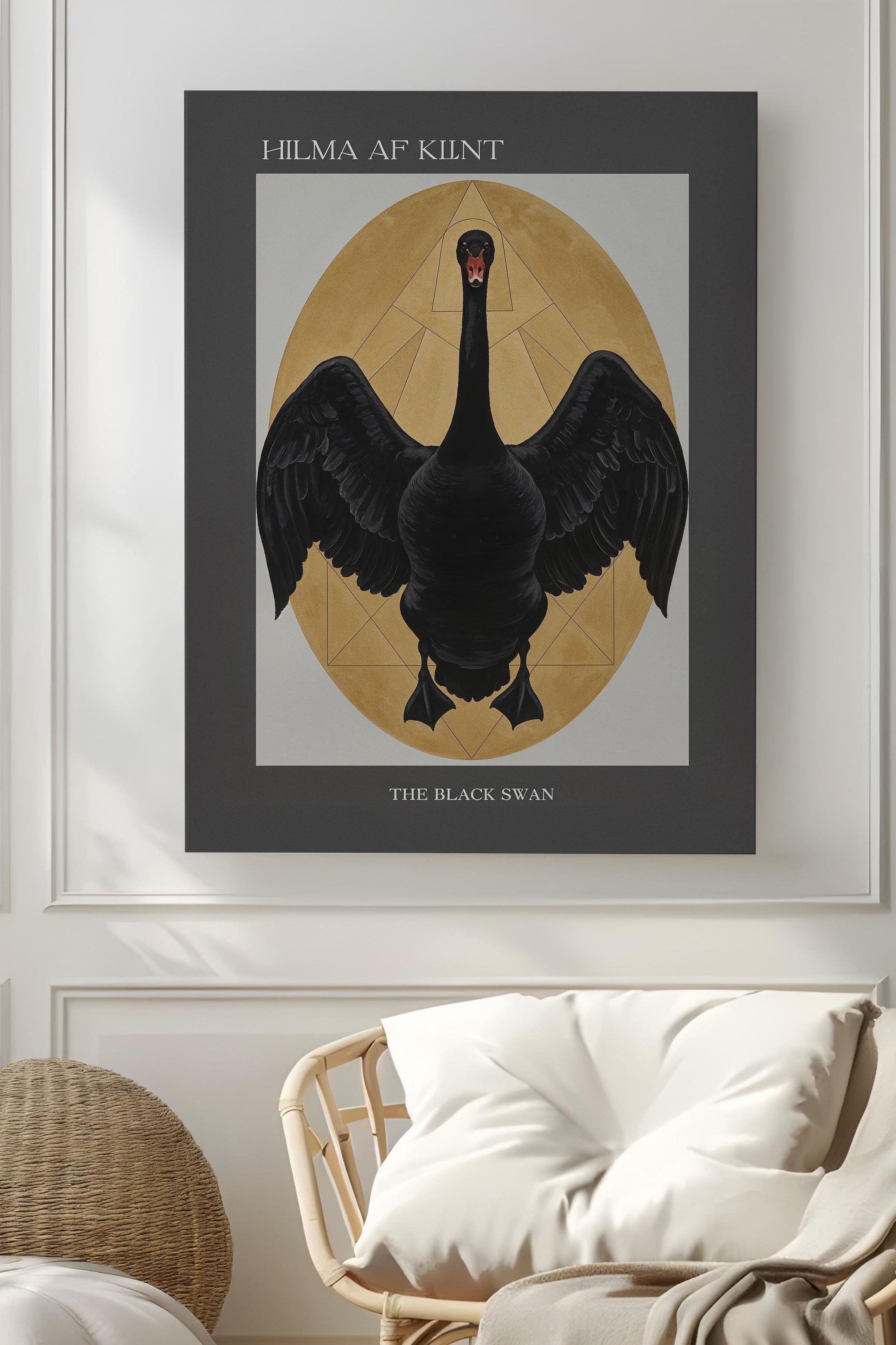 Duvar Tablosu, Lüks Kanvas Tablo, Ritüel Serisi, Kuş Tablo, NO:115216