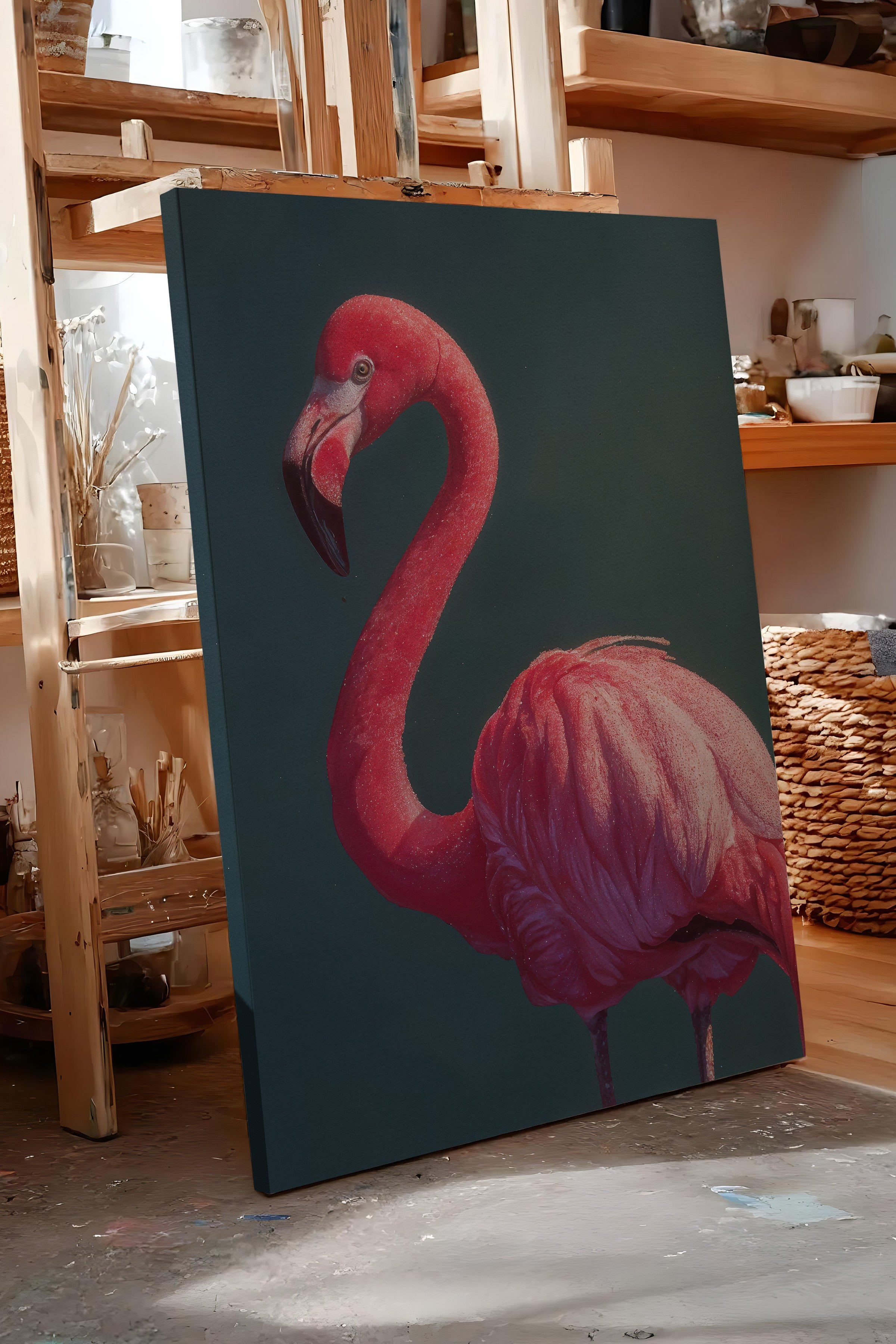 Duvar Tablosu, Lüks Kanvas Tablo, Ritüel Serisi, Kuş Tablo, NO:115228