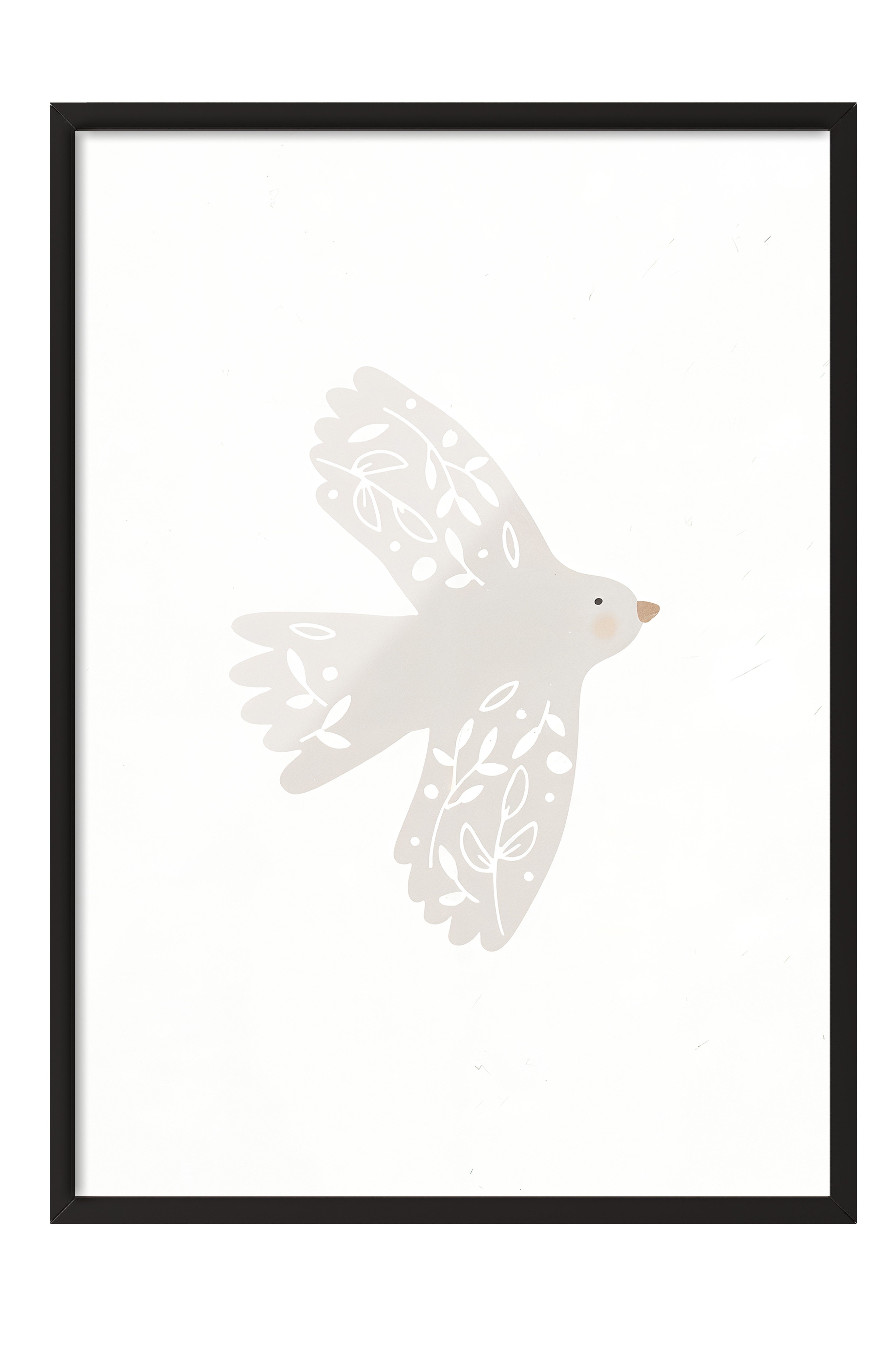 Duvar Tablosu, Siyah Çerçeveli Tablo ve Poster, Ritüel Serisi, Kuş Tablo, NO:115186